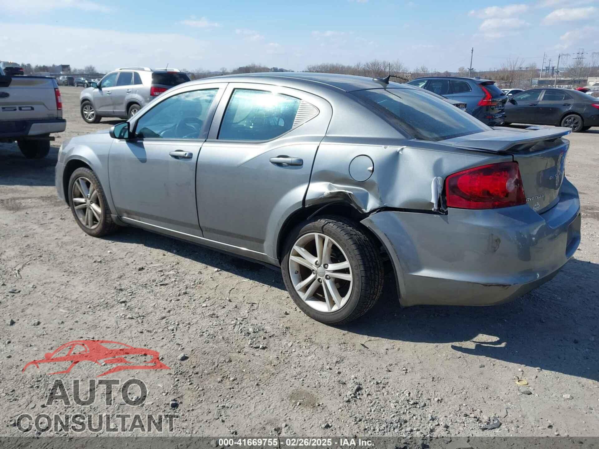 DODGE AVENGER 2013 - 1C3CDZAG3DN748367