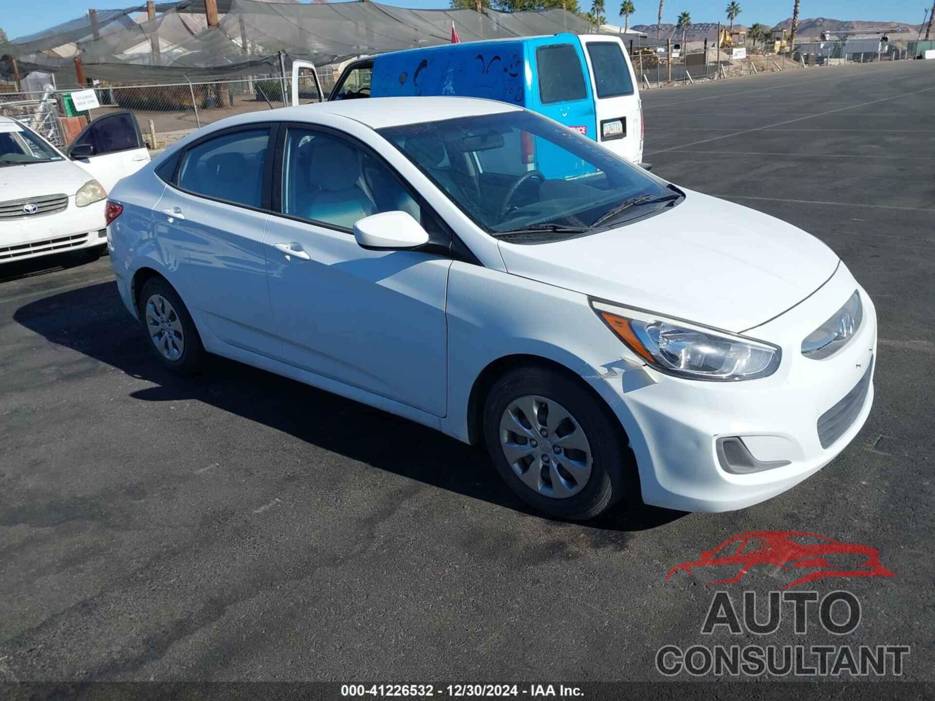 HYUNDAI ACCENT 2016 - KMHCT4AE1GU104811