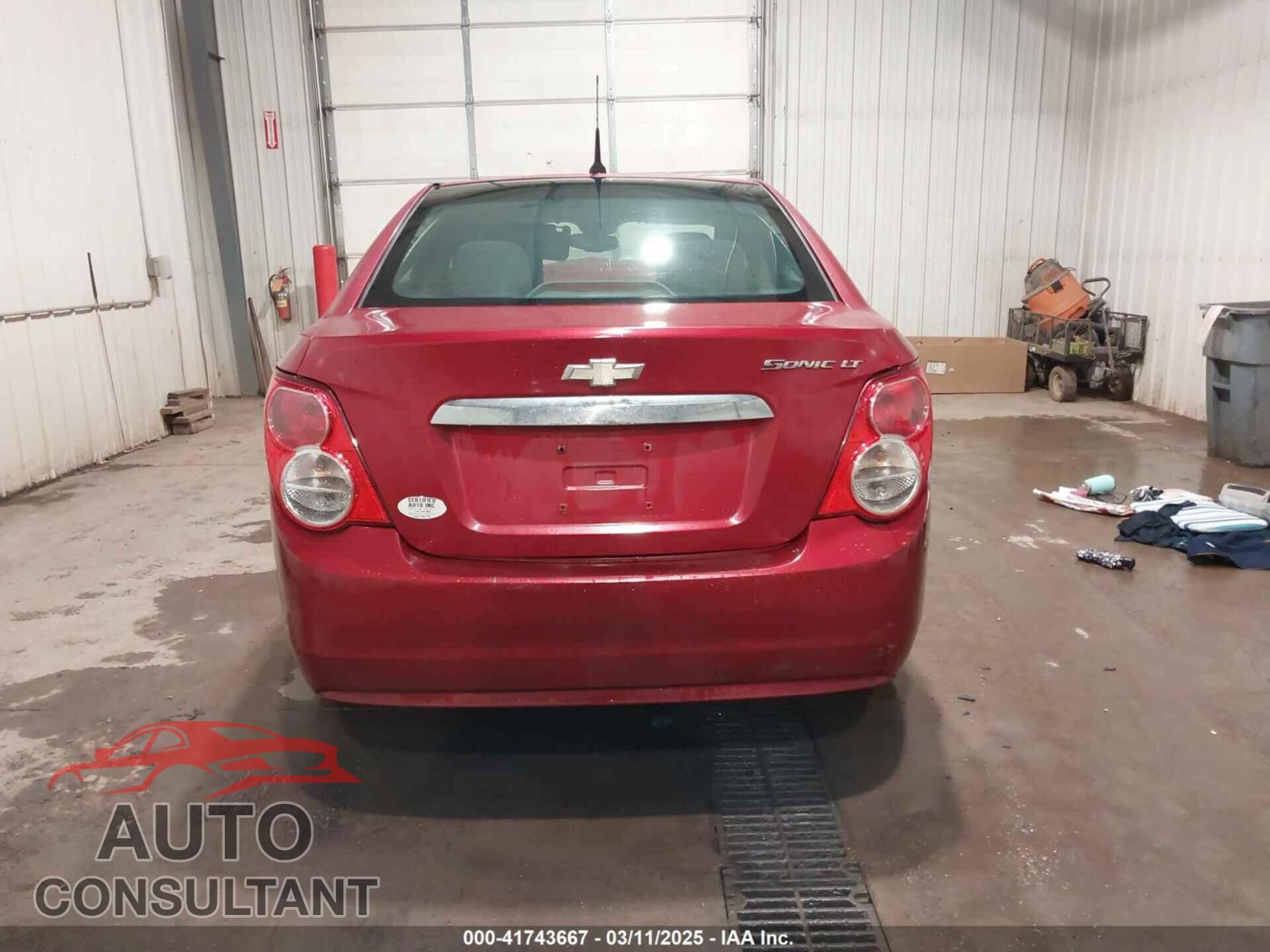 CHEVROLET SONIC 2012 - 1G1JC5SH7C4150737