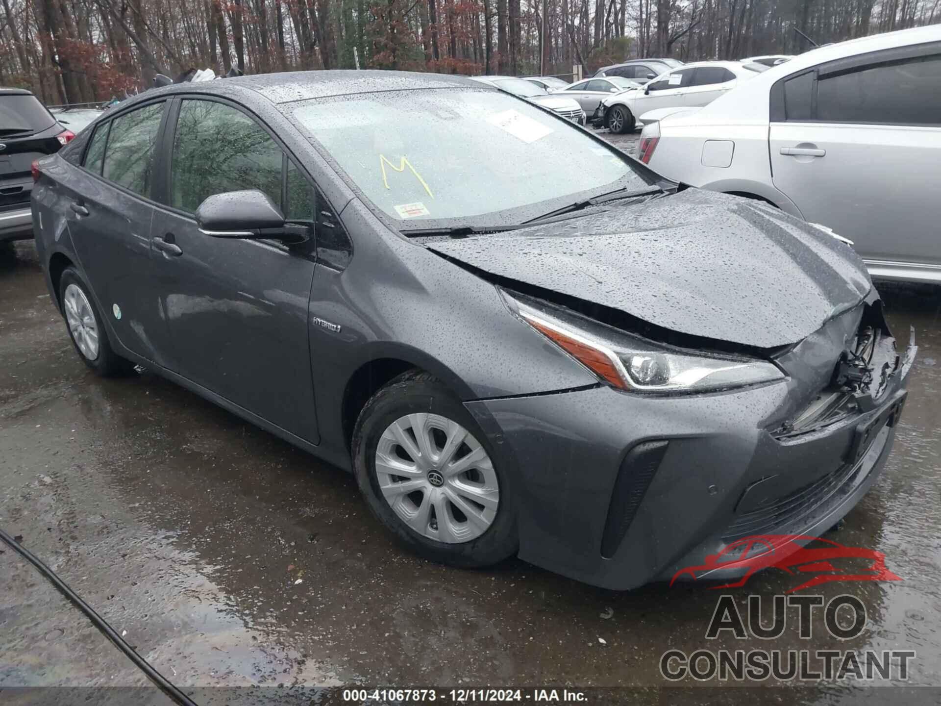 TOYOTA PRIUS 2019 - JTDKARFU2K3087955