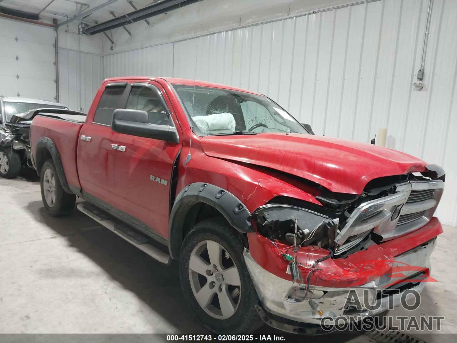 DODGE RAM 1500 2010 - 1D7RV1GT2AS128802