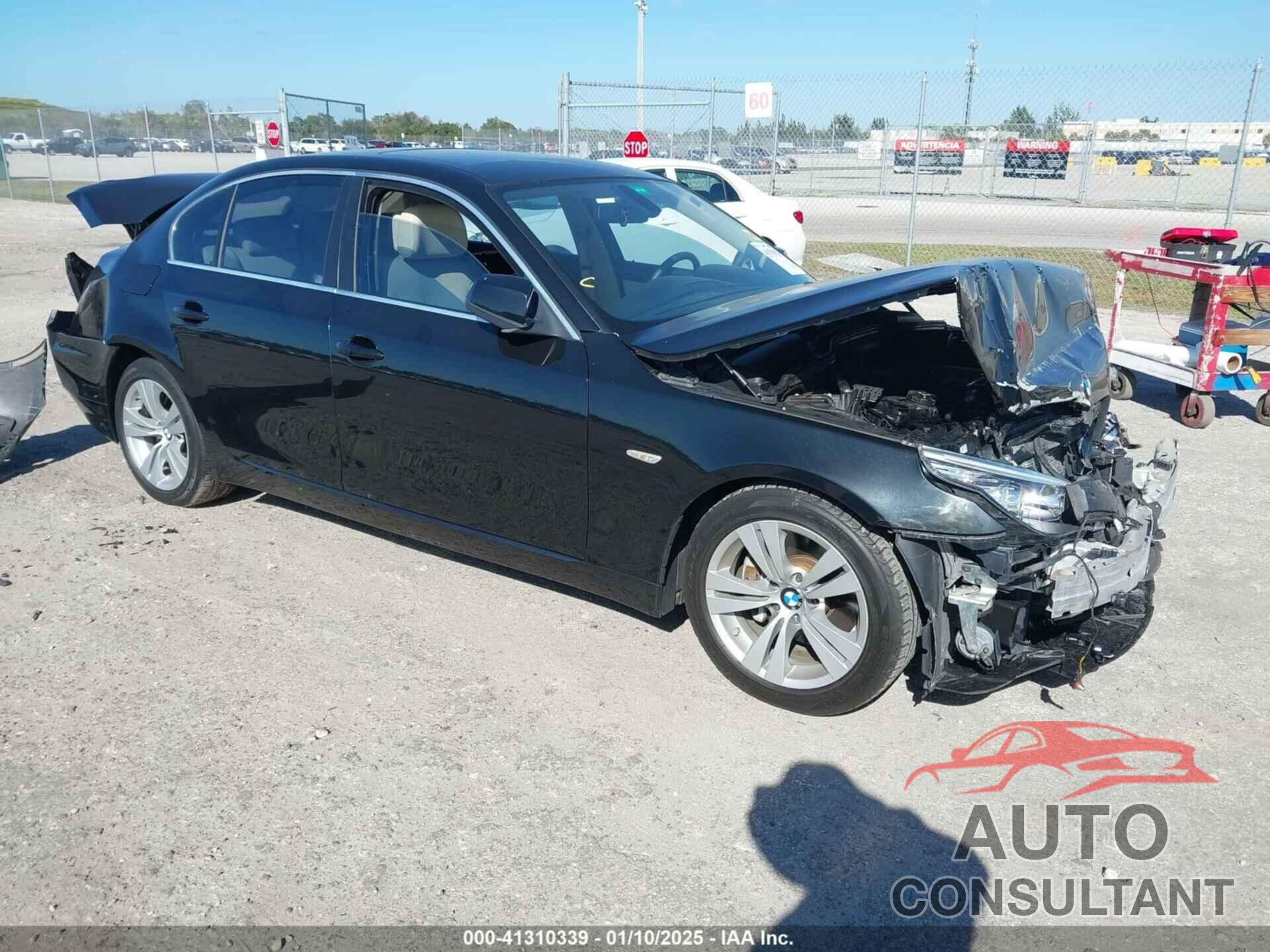 BMW 5 SERIES 2010 - WBANU5C51AC460229