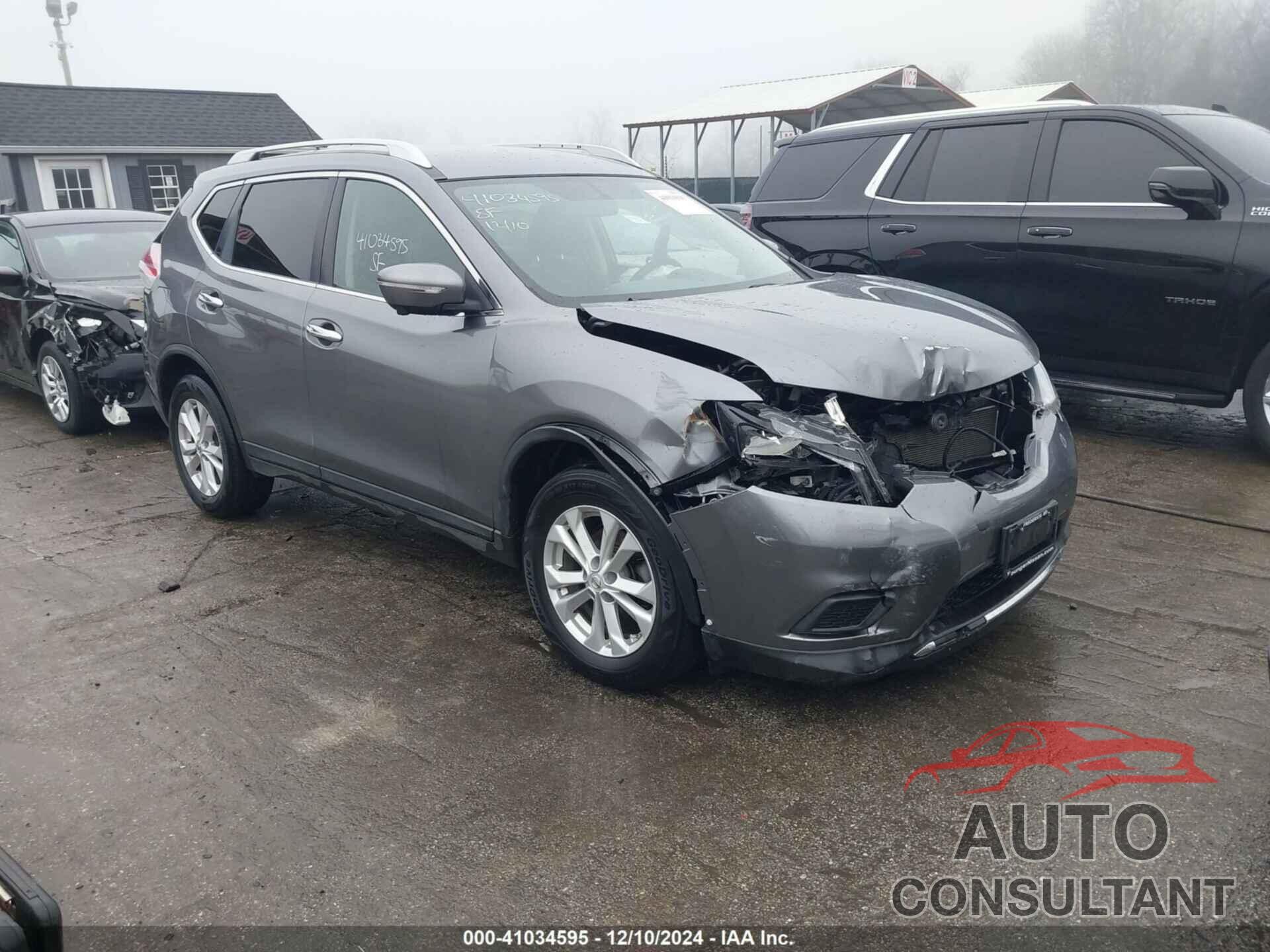 NISSAN ROGUE 2015 - KNMAT2MV6FP570761