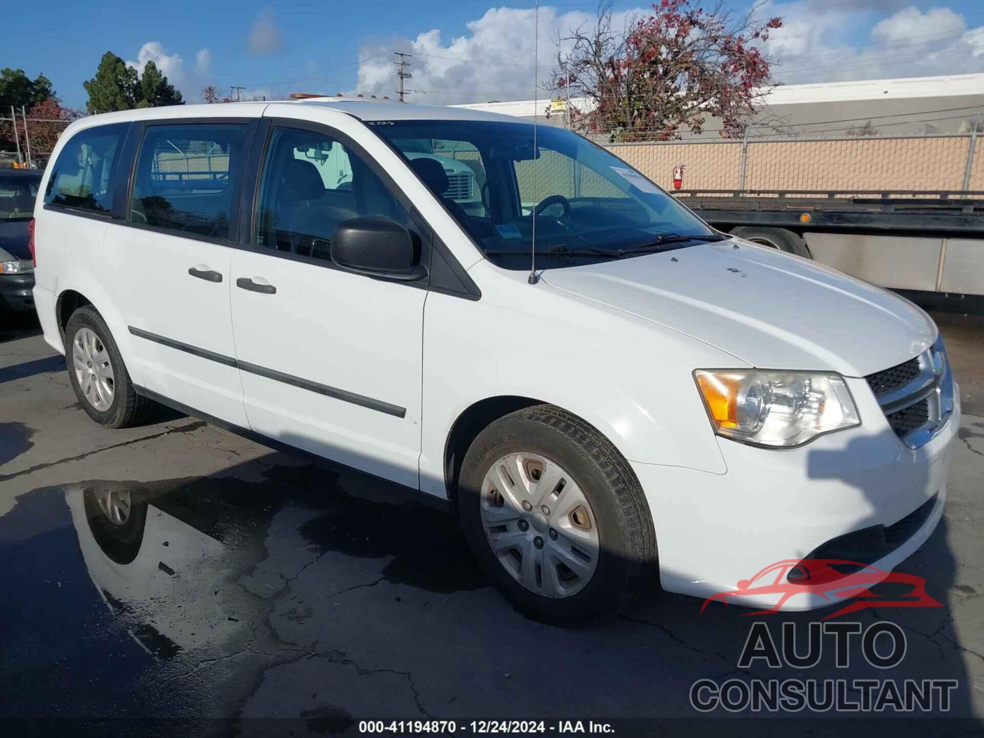 DODGE GRAND CARAVAN 2014 - 2C4RDGBG3ER249341