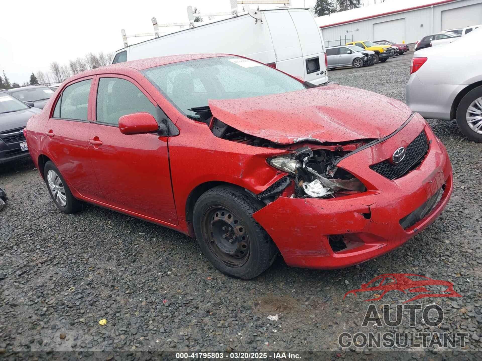 TOYOTA COROLLA 2009 - JTDBL40EX9J013445