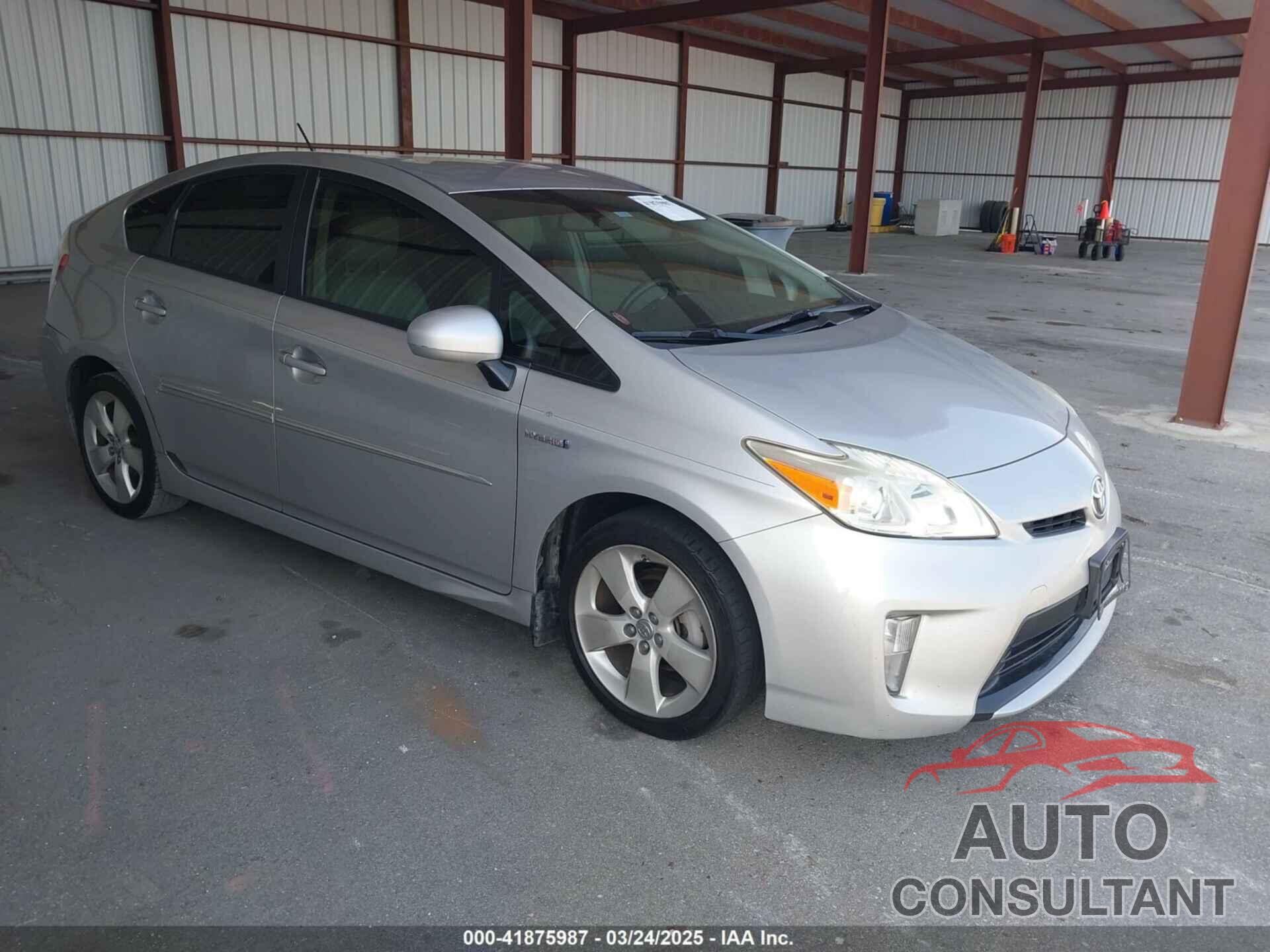 TOYOTA PRIUS 2013 - JTDKN3DU0D5650285