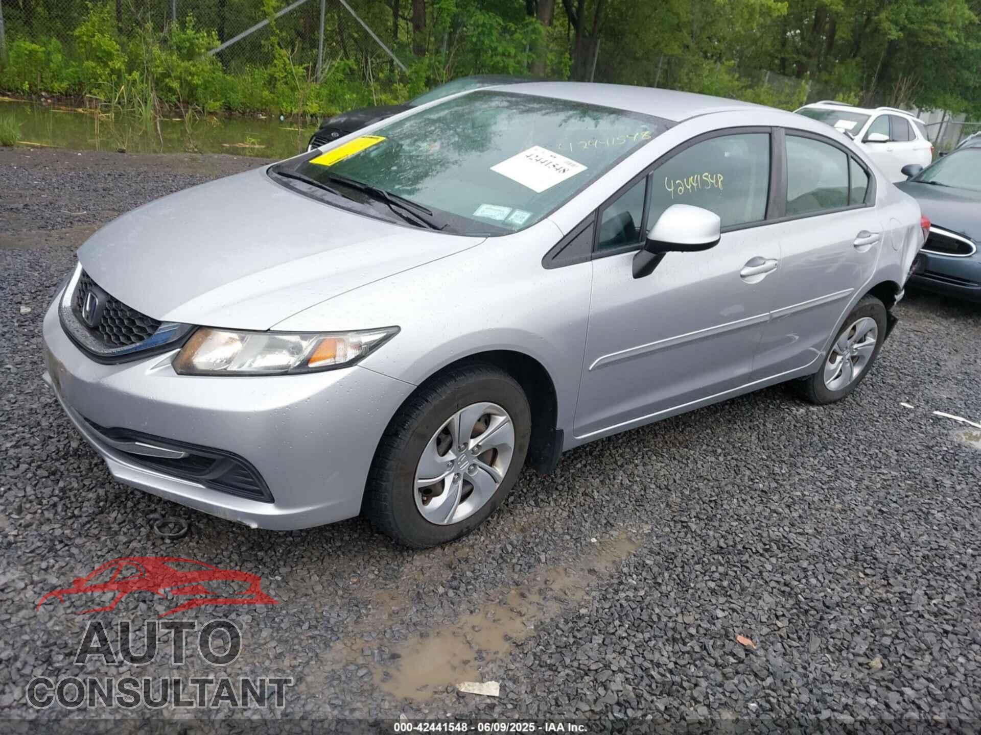 HONDA CIVIC 2013 - 2HGFB2F57DH554769
