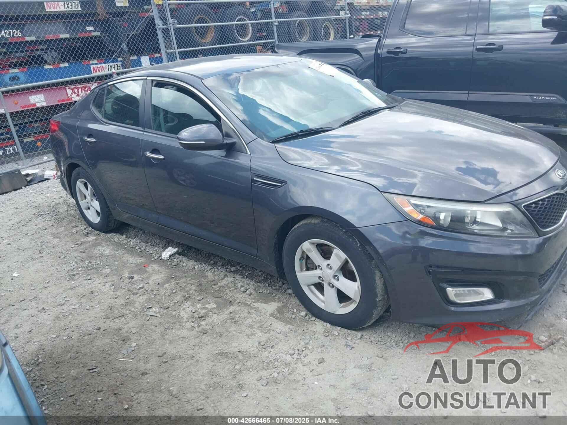 KIA OPTIMA 2015 - KNAGM4A77F5636882