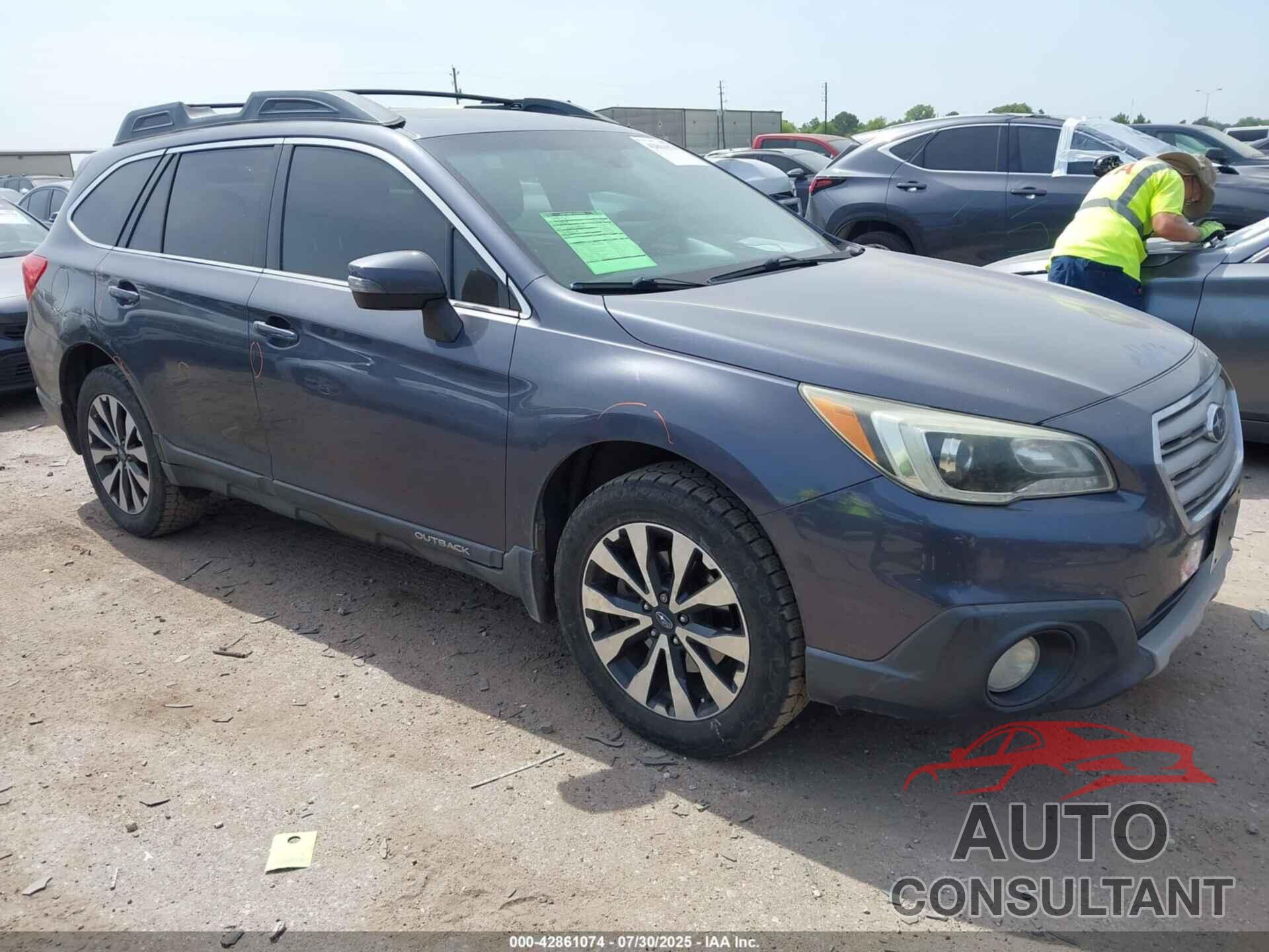 SUBARU OUTBACK 2015 - 4S4BSBNC0F3282905