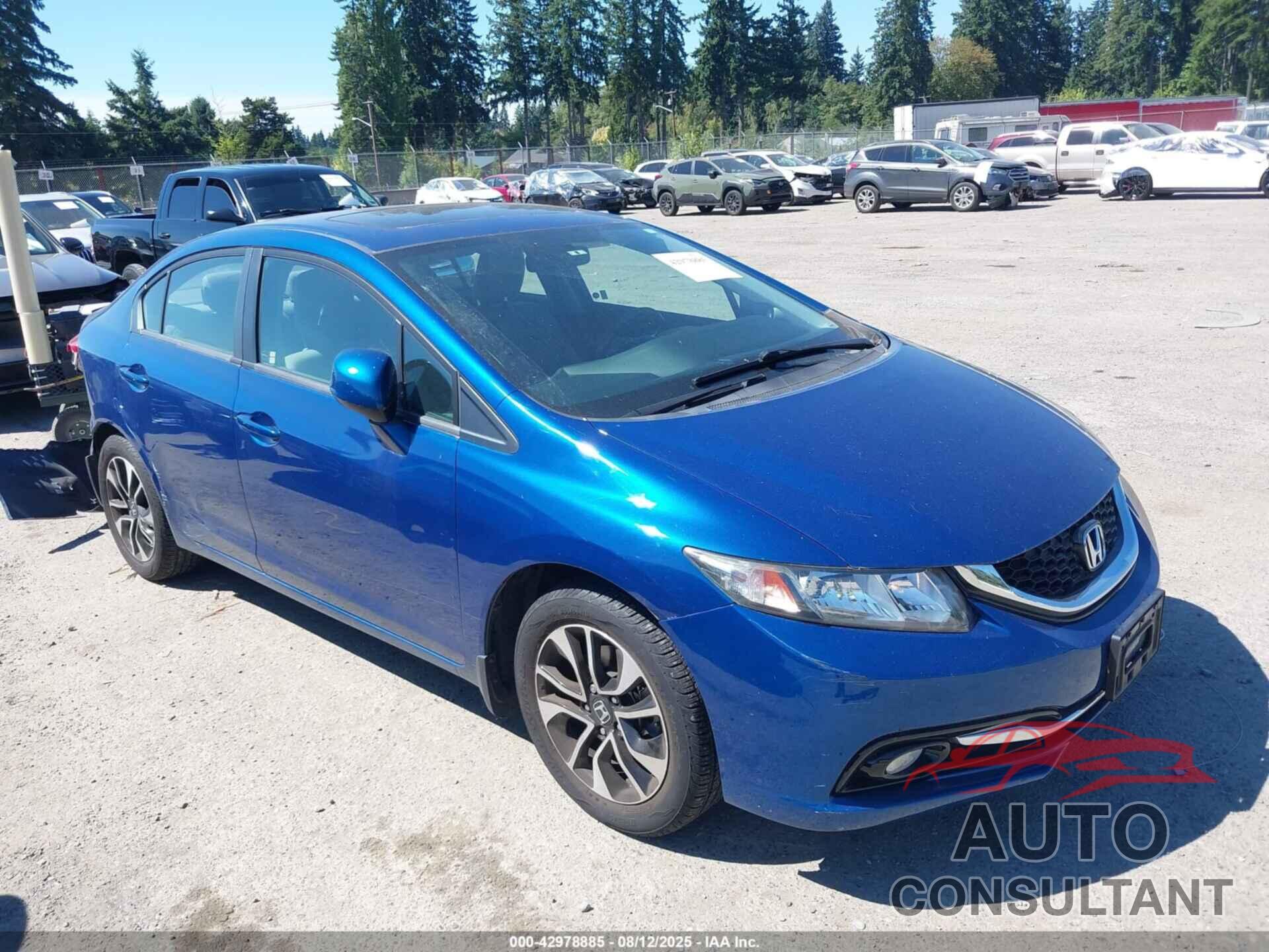 HONDA CIVIC 2013 - 19XFB2F97DE221498