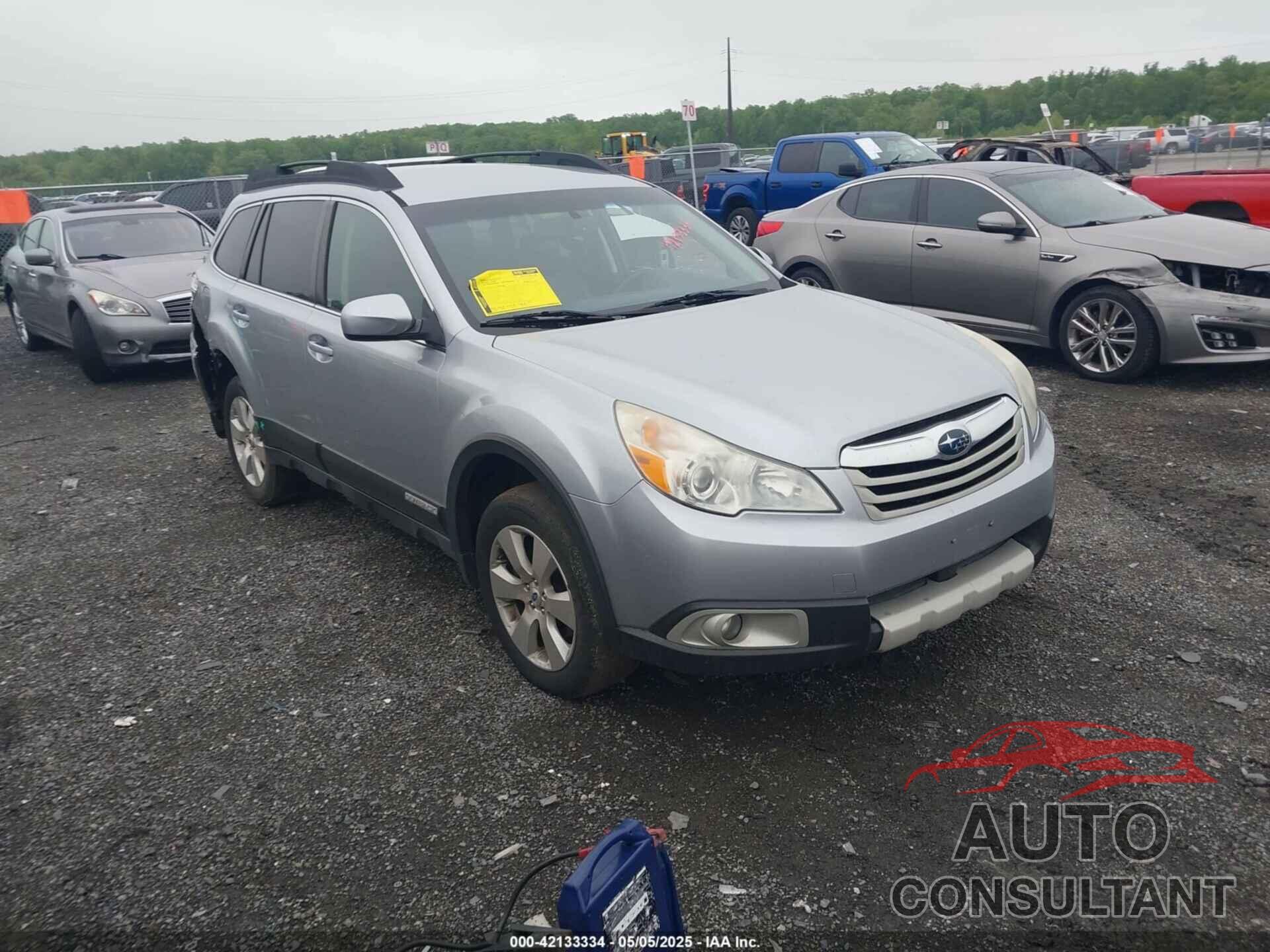 SUBARU OUTBACK 2012 - 4S4BRDJC9C2253496