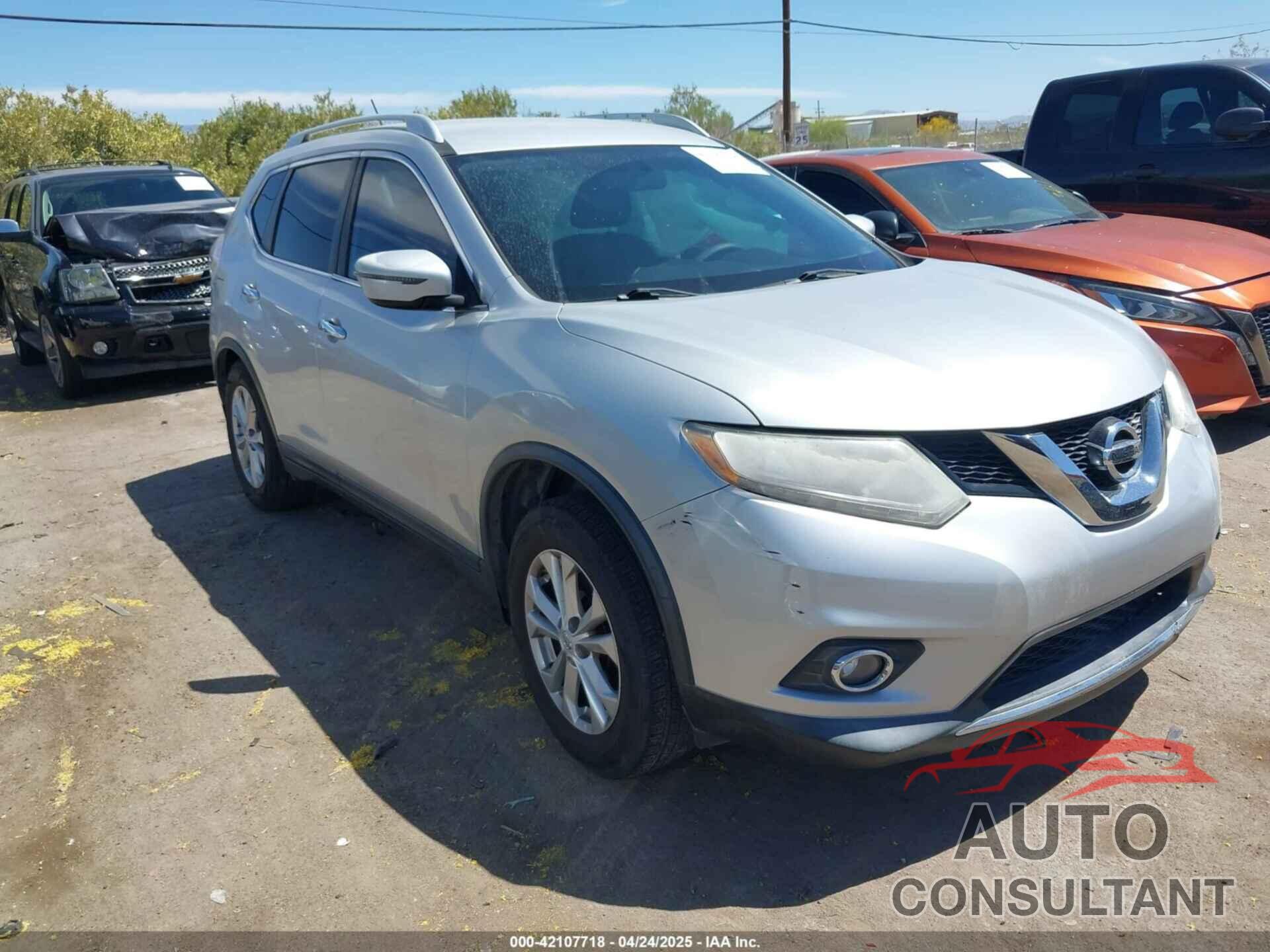 NISSAN ROGUE 2016 - KNMAT2MT9GP608967