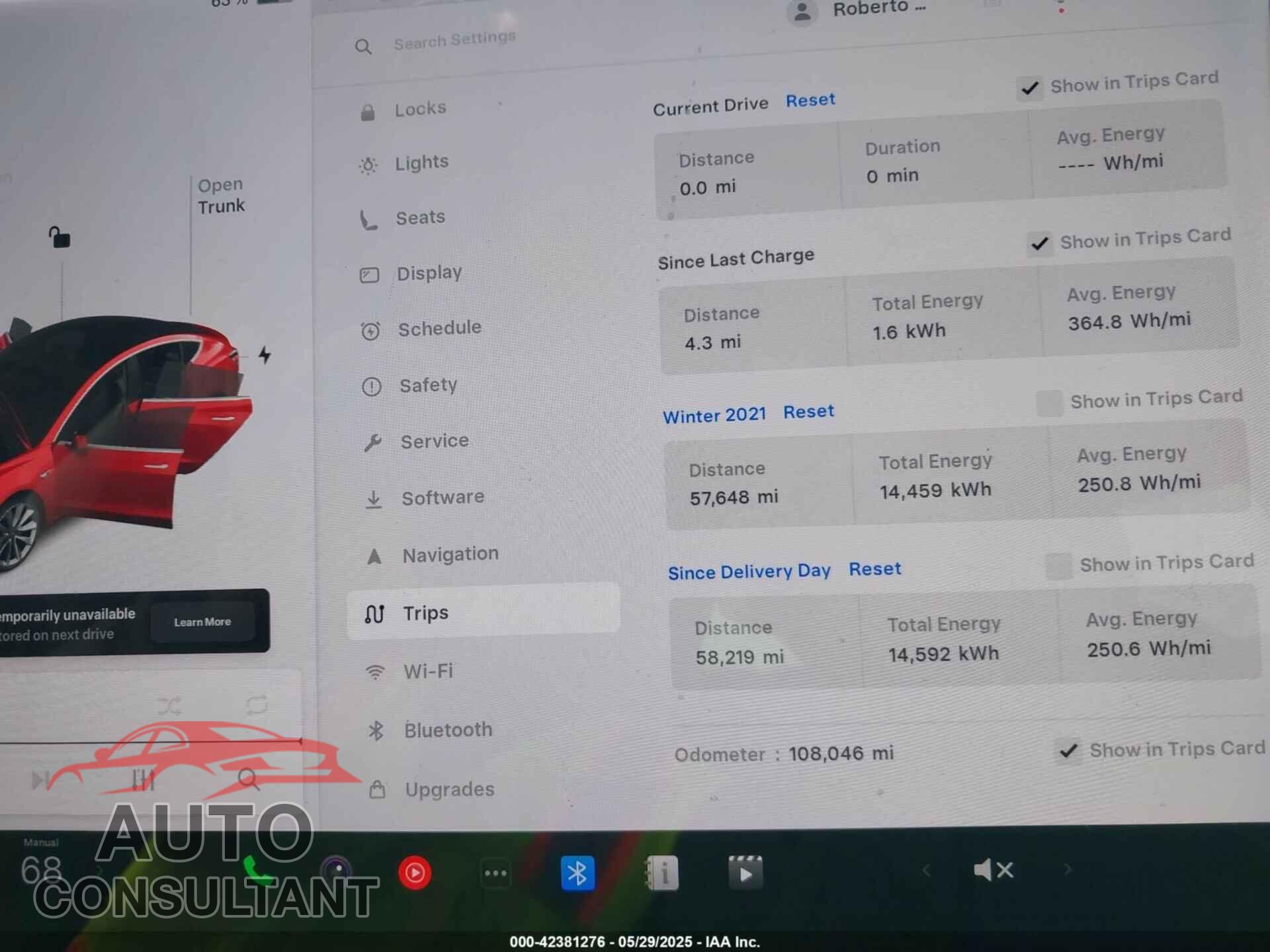 TESLA MODEL 3 2018 - 5YJ3E1EA1JF126053