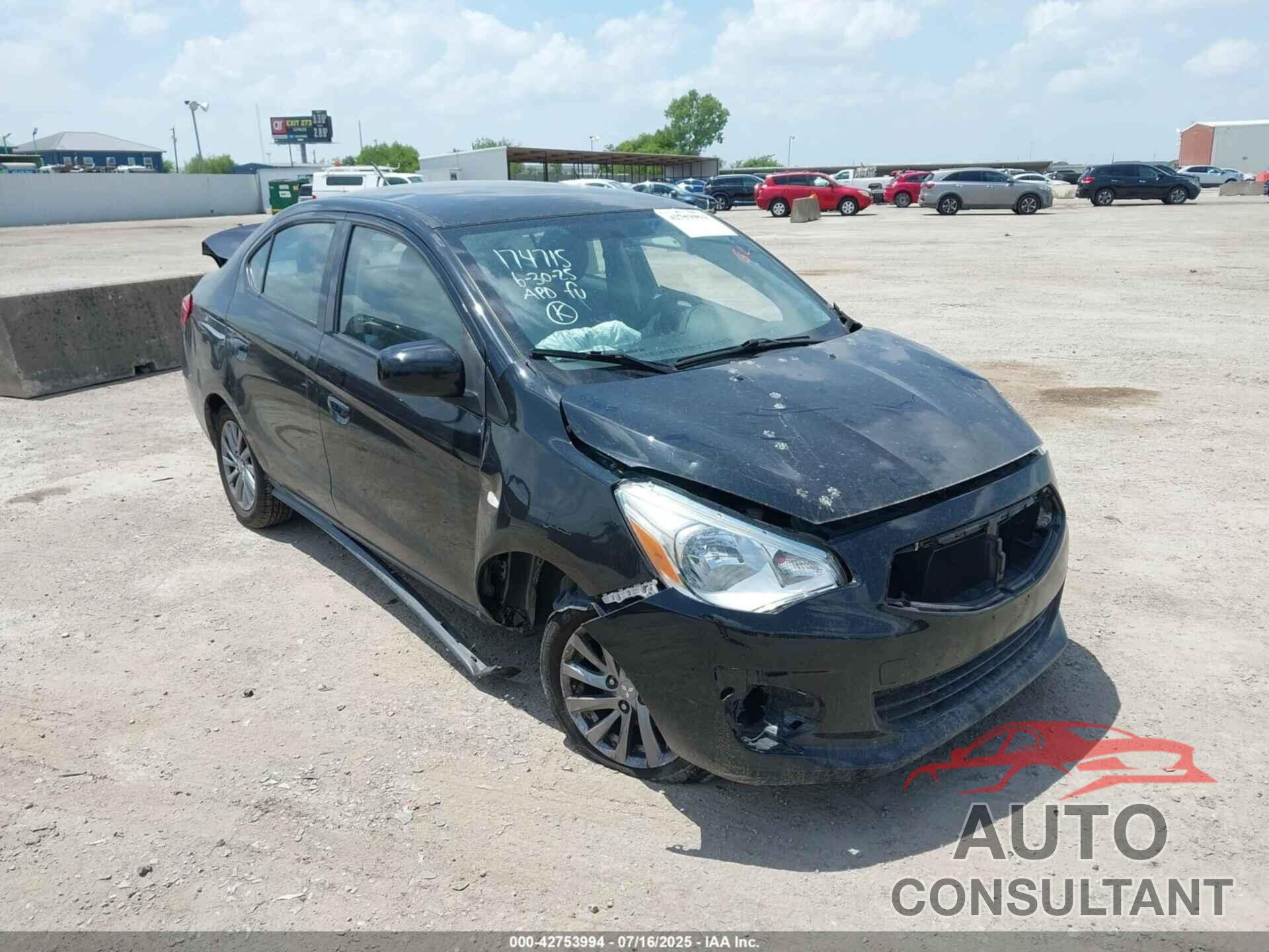 MITSUBISHI MIRAGE G4 2019 - ML32F3FJ7KHF12681