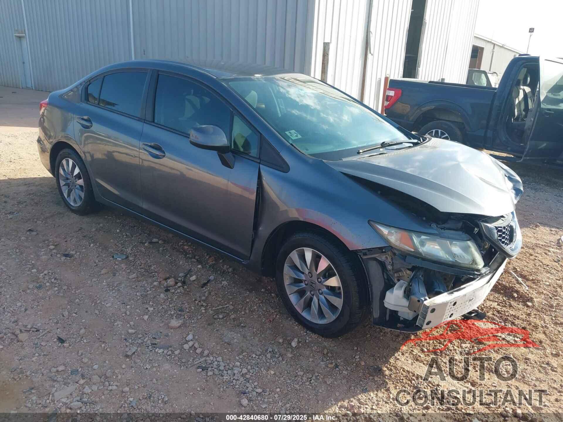 HONDA CIVIC 2013 - 19XFB2F59DE054011