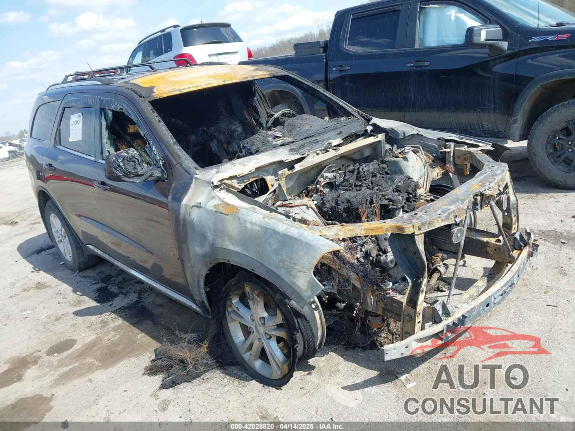 DODGE DURANGO 2012 - 1C4RDJAGXCC336349