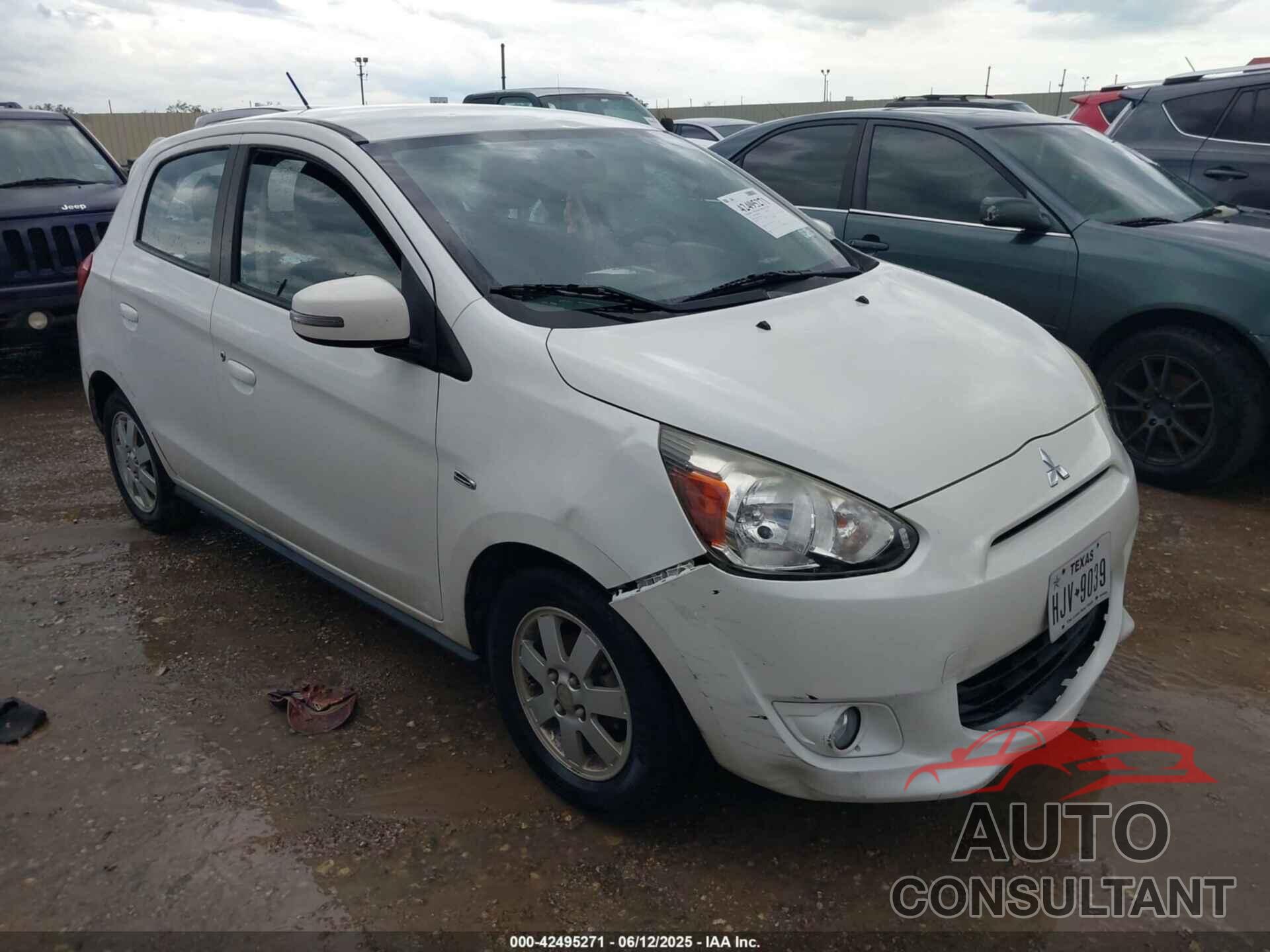 MITSUBISHI MIRAGE 2015 - ML32A4HJ9FH060897