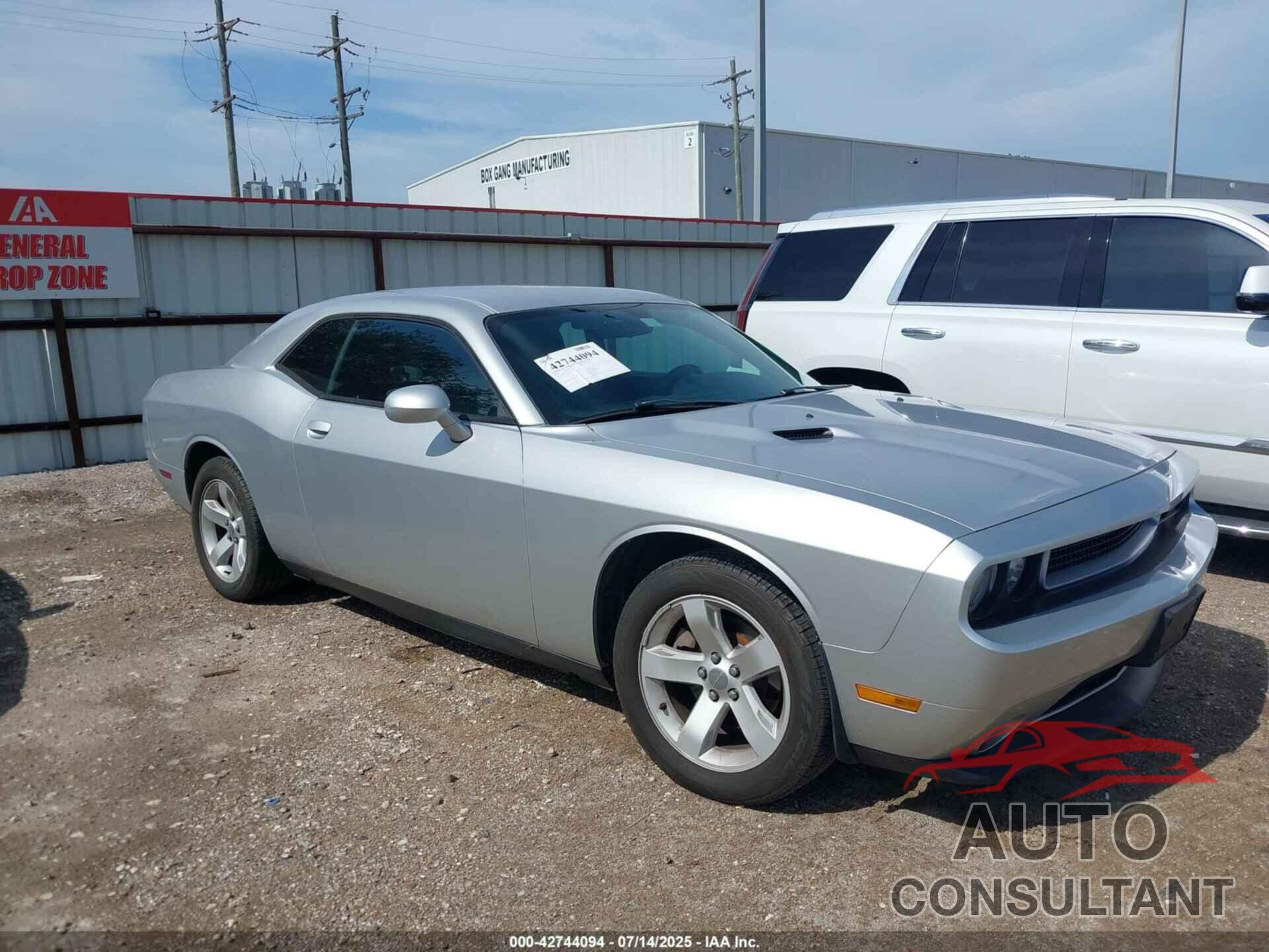 DODGE CHALLENGER 2012 - 2C3CDYAGXCH176232