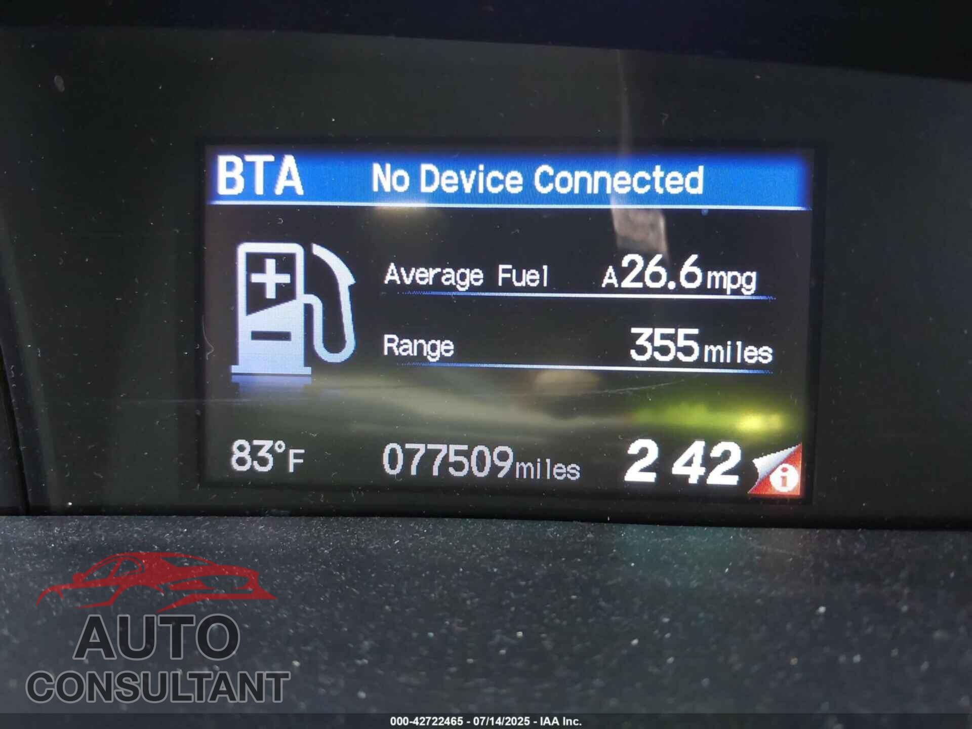HONDA CIVIC 2015 - 19XFB2F52FE708012