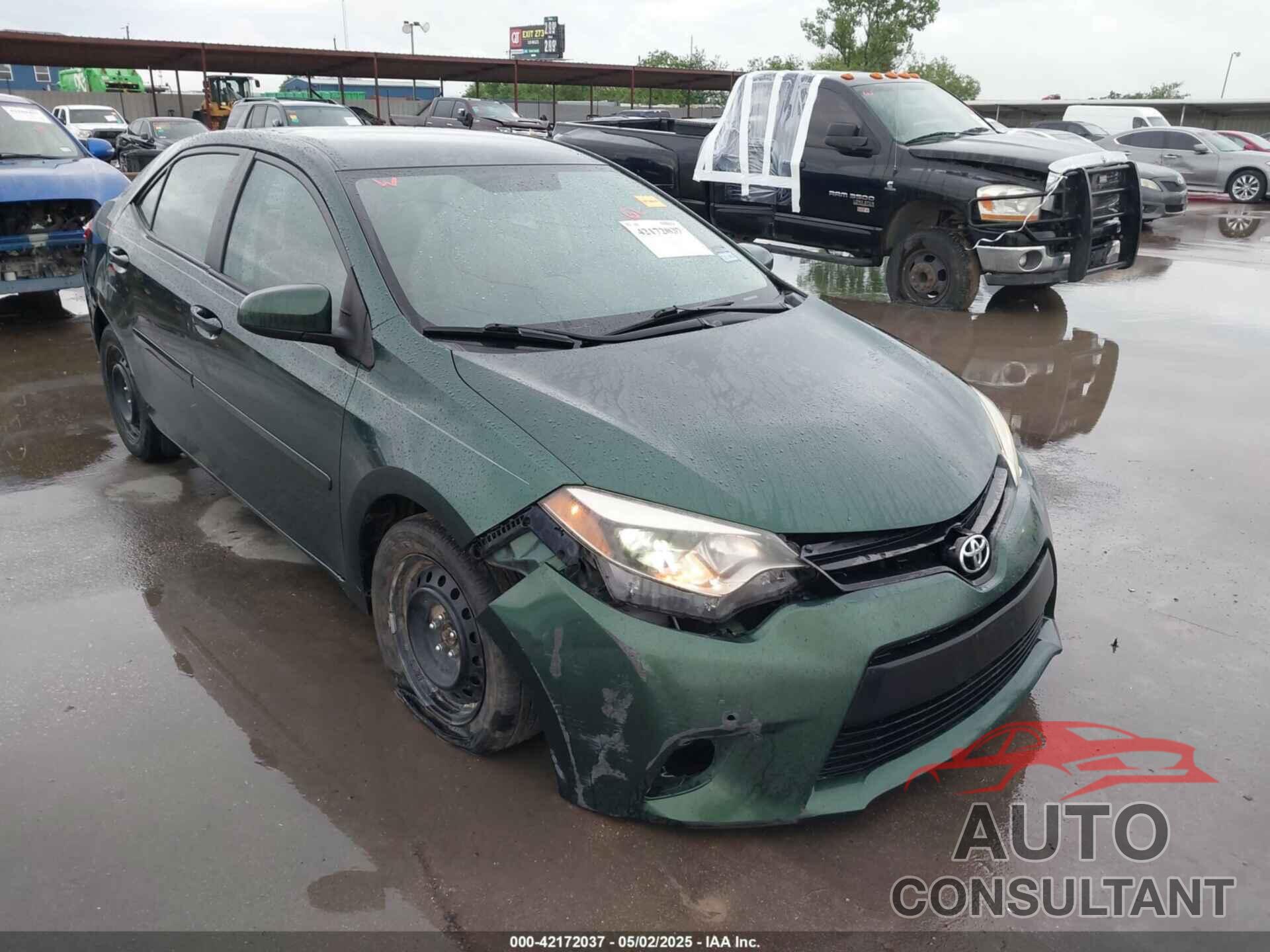 TOYOTA COROLLA 2014 - 5YFBURHE6EP155148