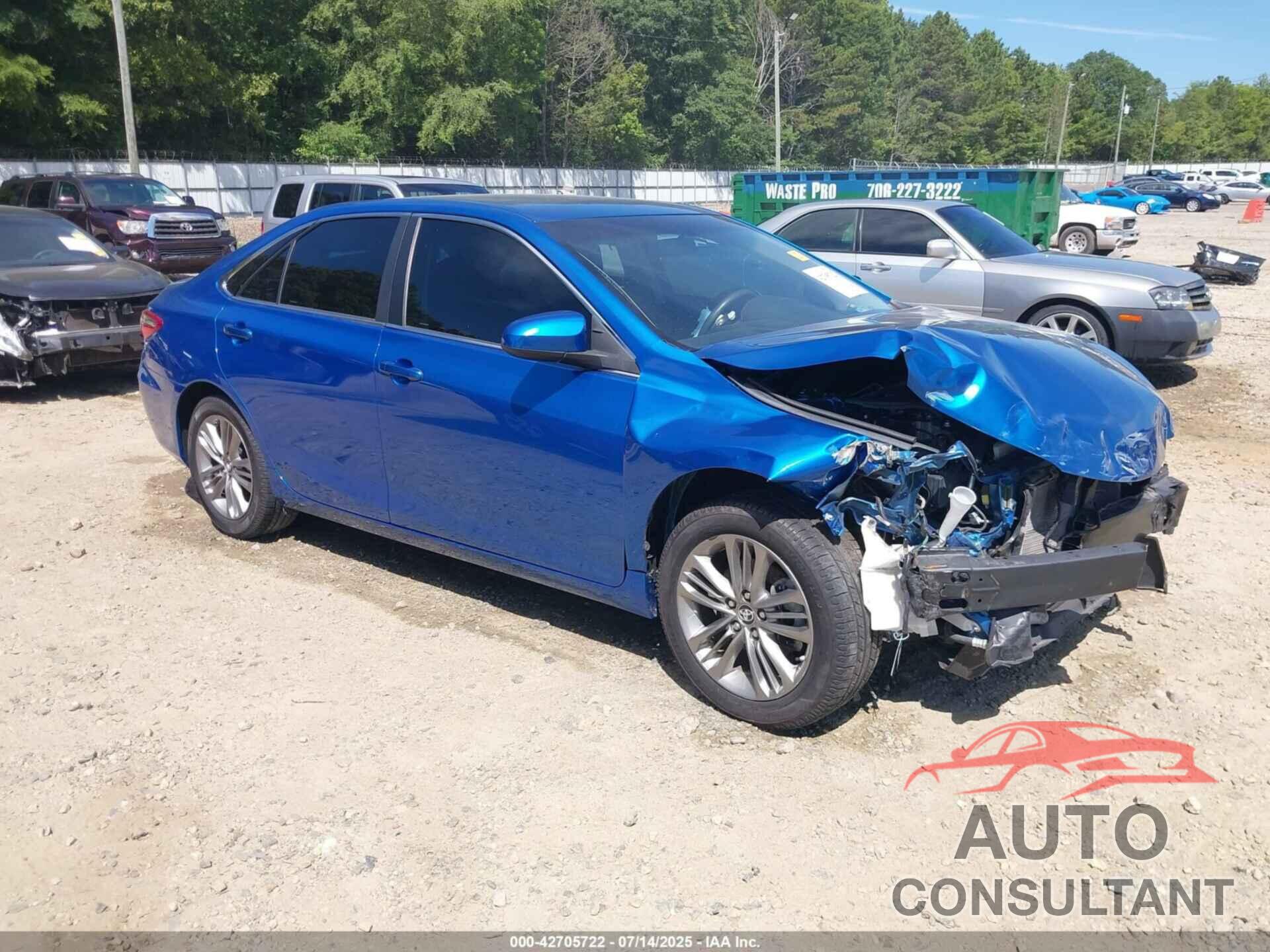 TOYOTA CAMRY 2017 - 4T1BF1FK8HU631276