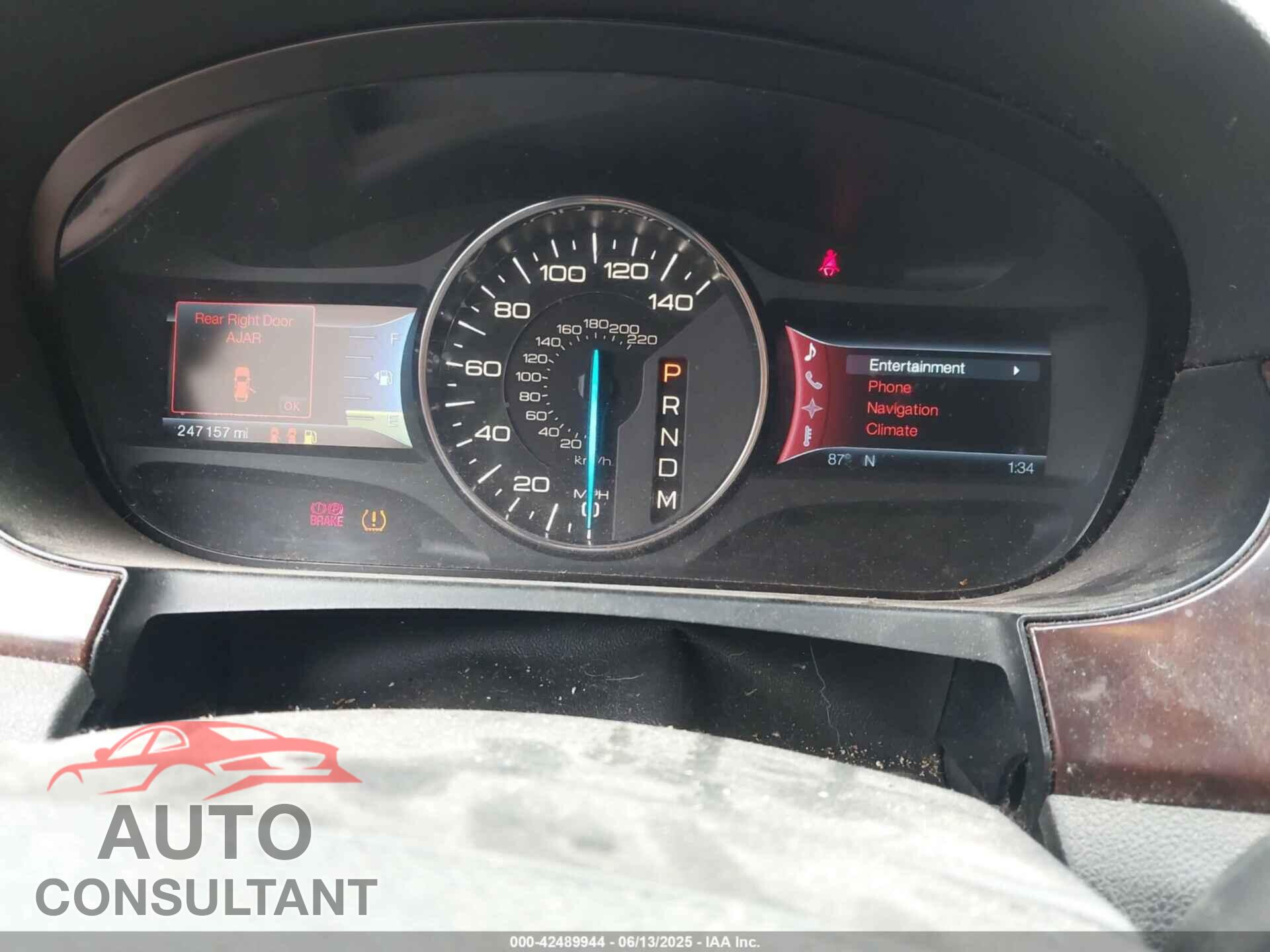 FORD EDGE 2011 - 2FMDK4KC5BBB65257