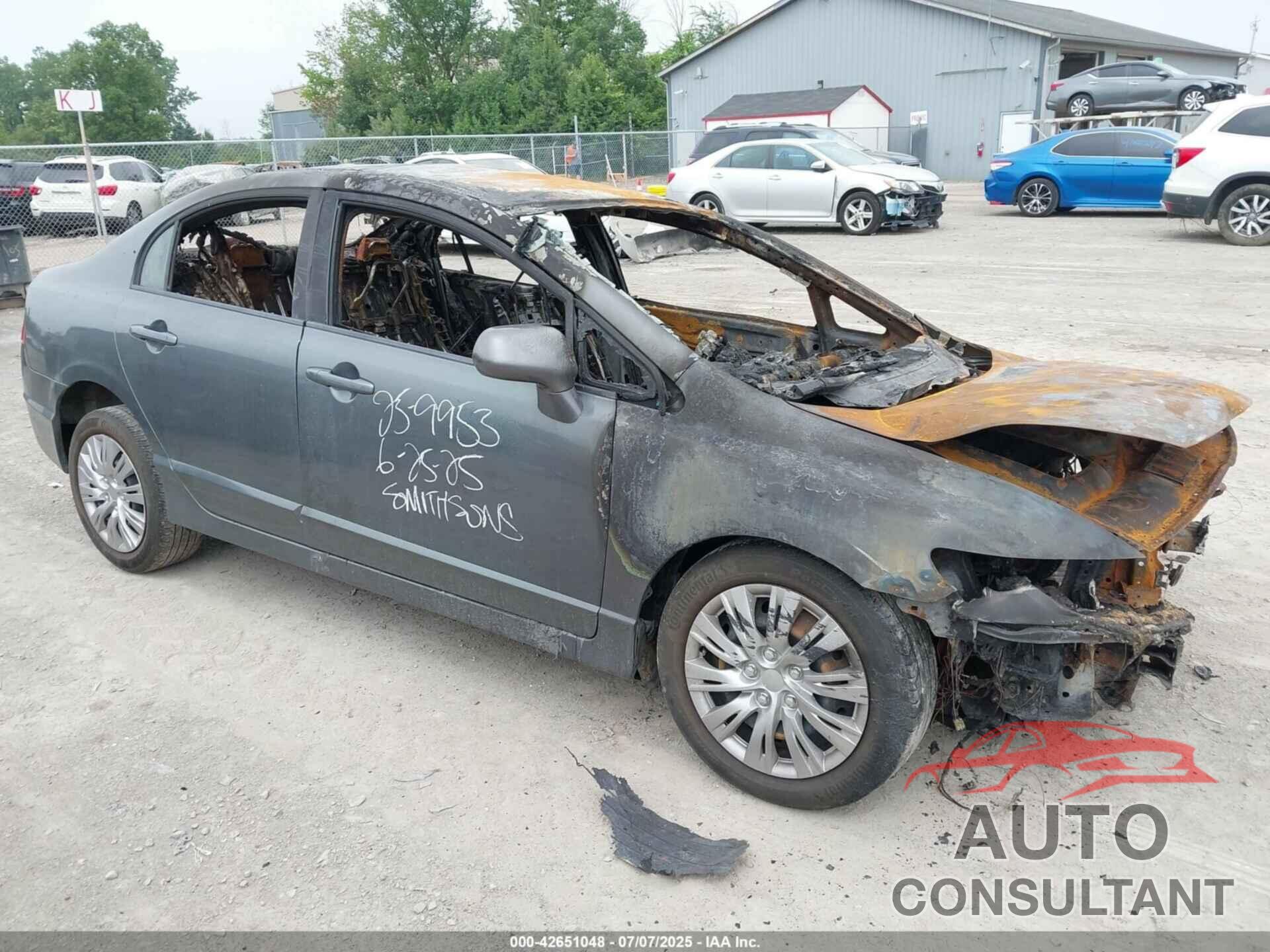 HONDA CIVIC 2009 - 19XFA16529E036082