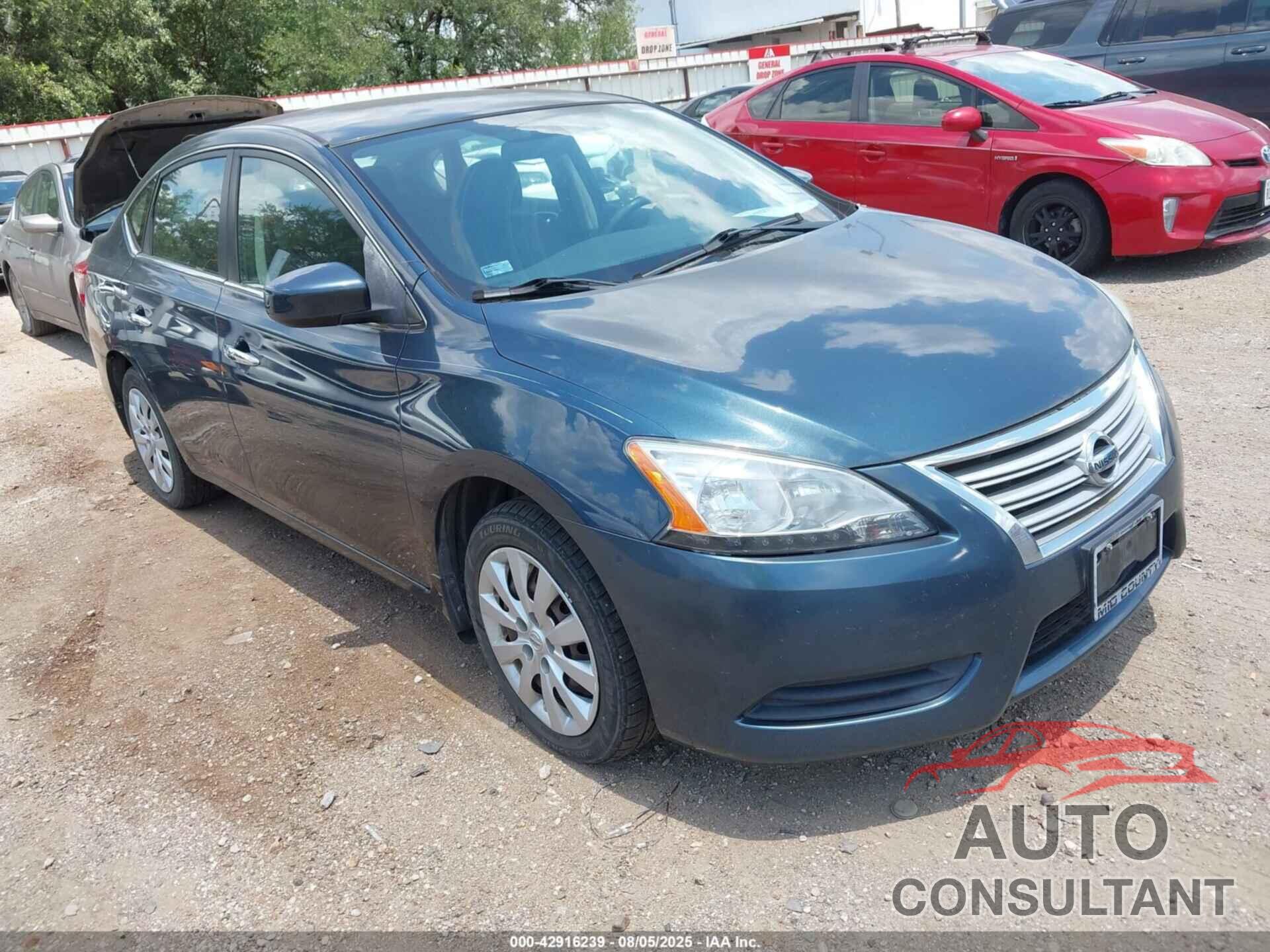 NISSAN SENTRA 2013 - 1N4AB7AP8DN906592