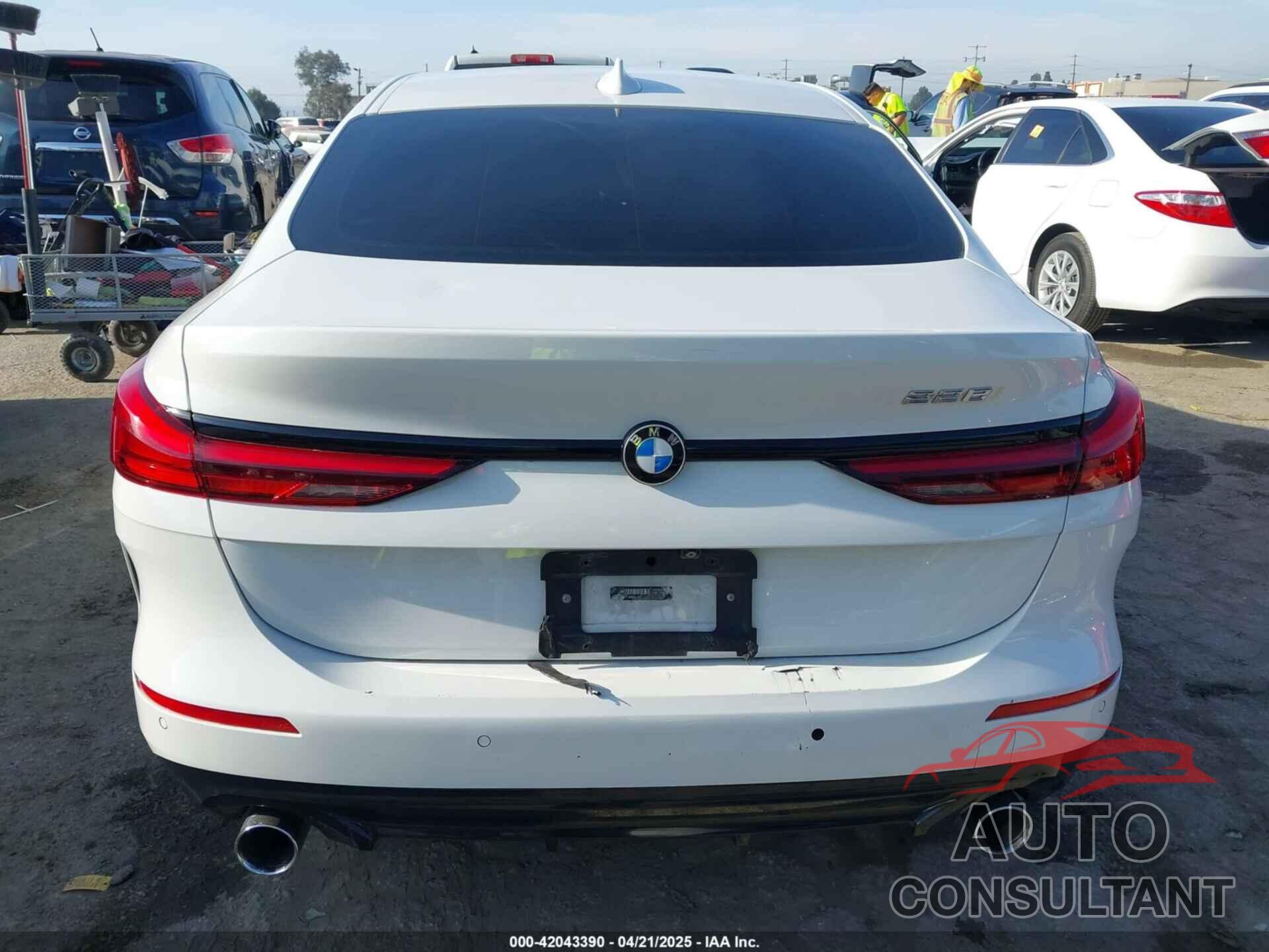 BMW 228I GRAN COUPE 2021 - WBA53AK09M7H30650