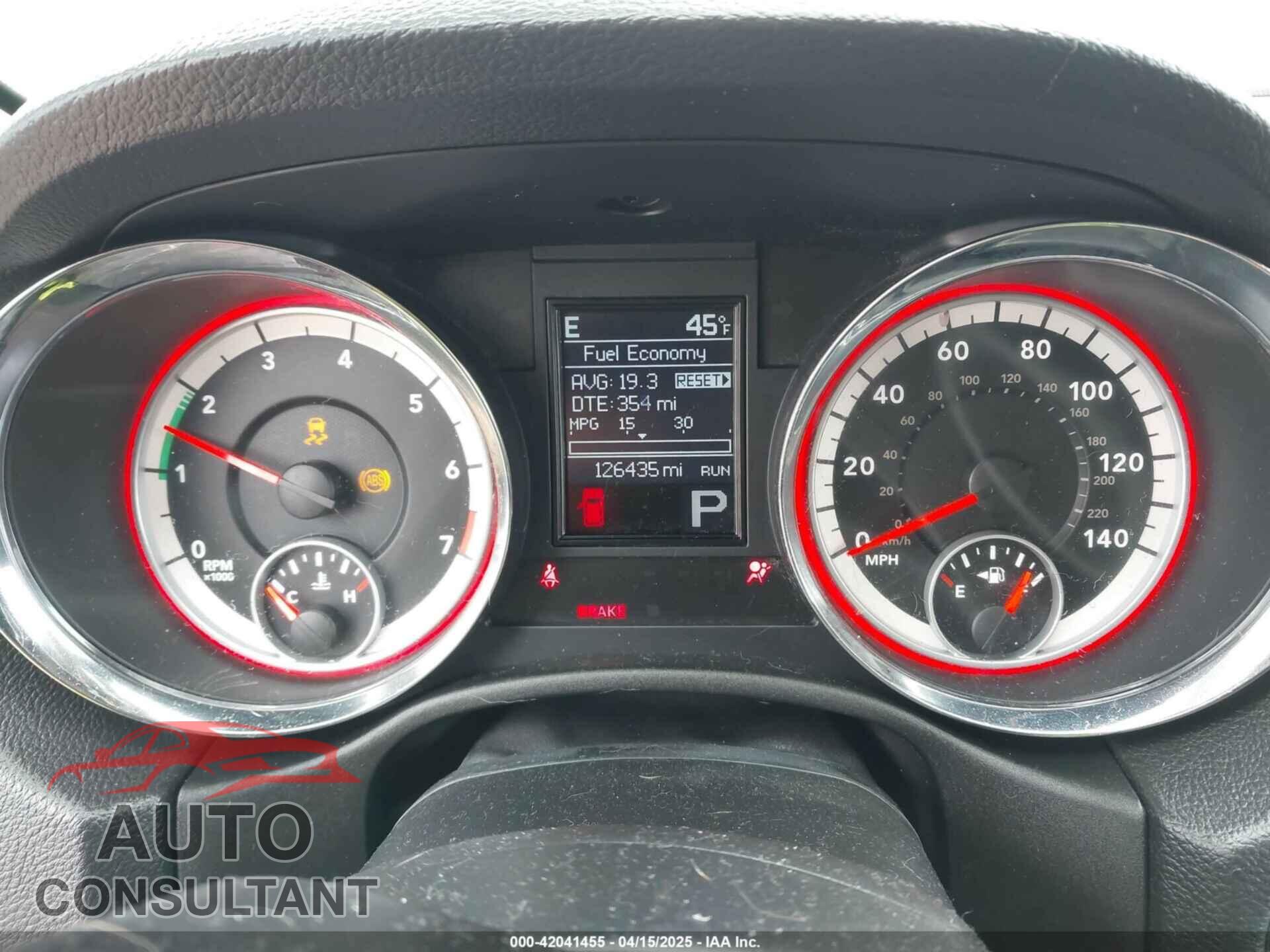 DODGE DURANGO 2013 - 1C4RDJDG8DC540399