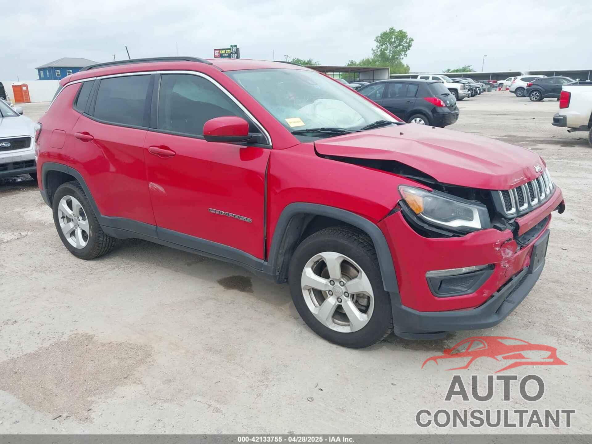 JEEP COMPASS 2018 - 3C4NJDBB7JT331333