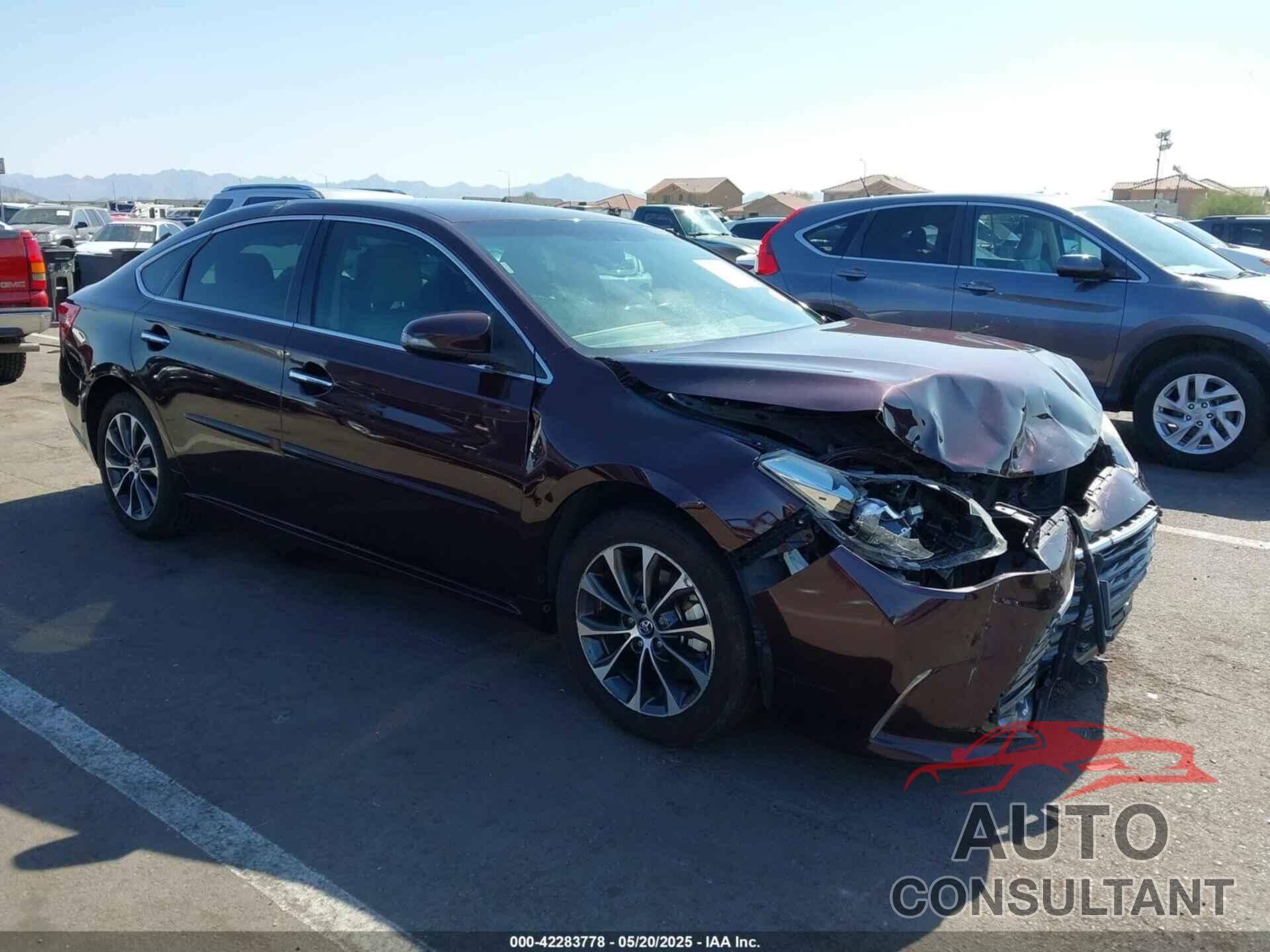 TOYOTA AVALON 2016 - 4T1BK1EB2GU242516