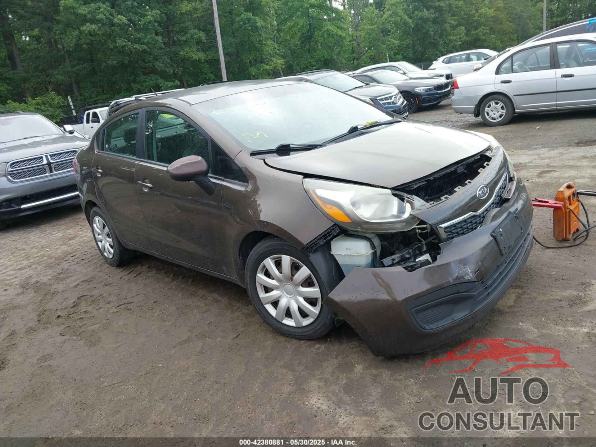 KIA RIO 2013 - KNADN4A30D6113403
