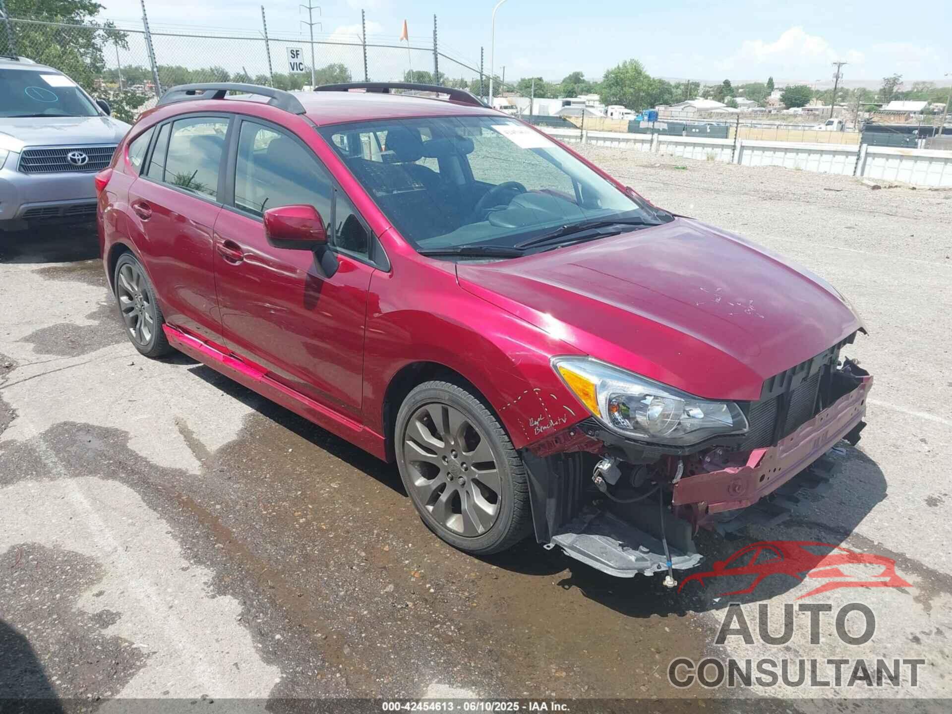 SUBARU IMPREZA 2013 - JF1GPAL63DH838293