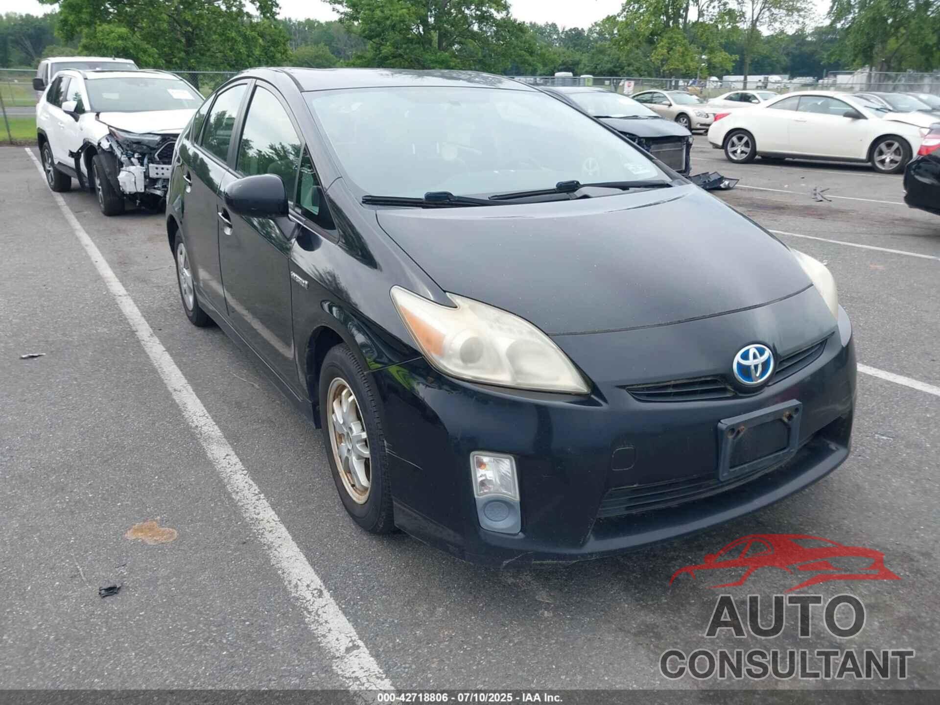 TOYOTA PRIUS 2011 - JTDKN3DU7B1456616