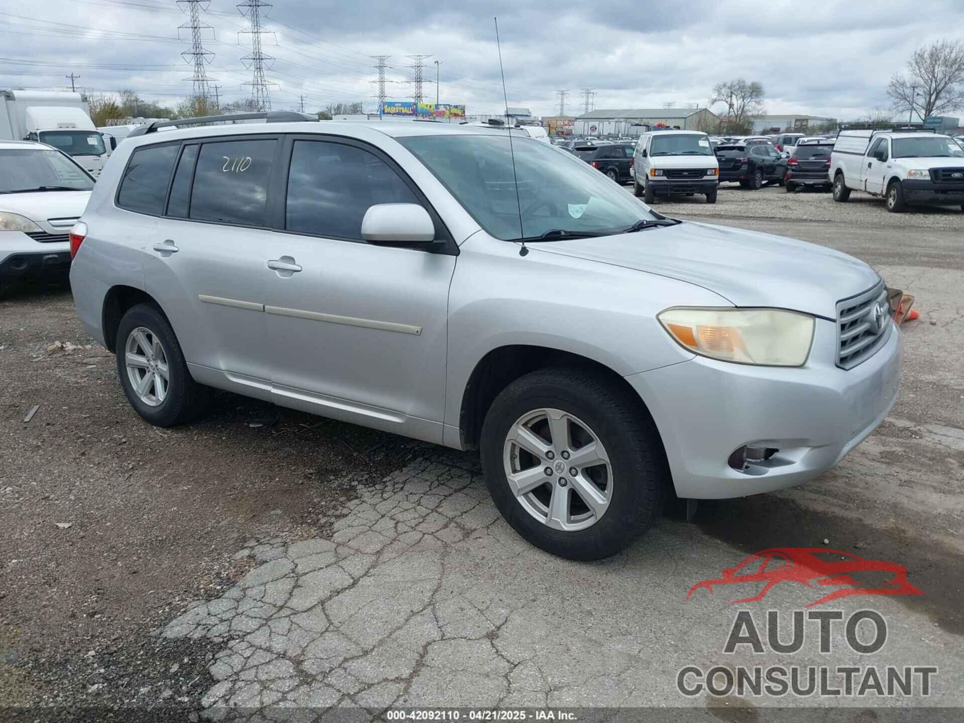 TOYOTA HIGHLANDER 2009 - JTEDS41A792092585