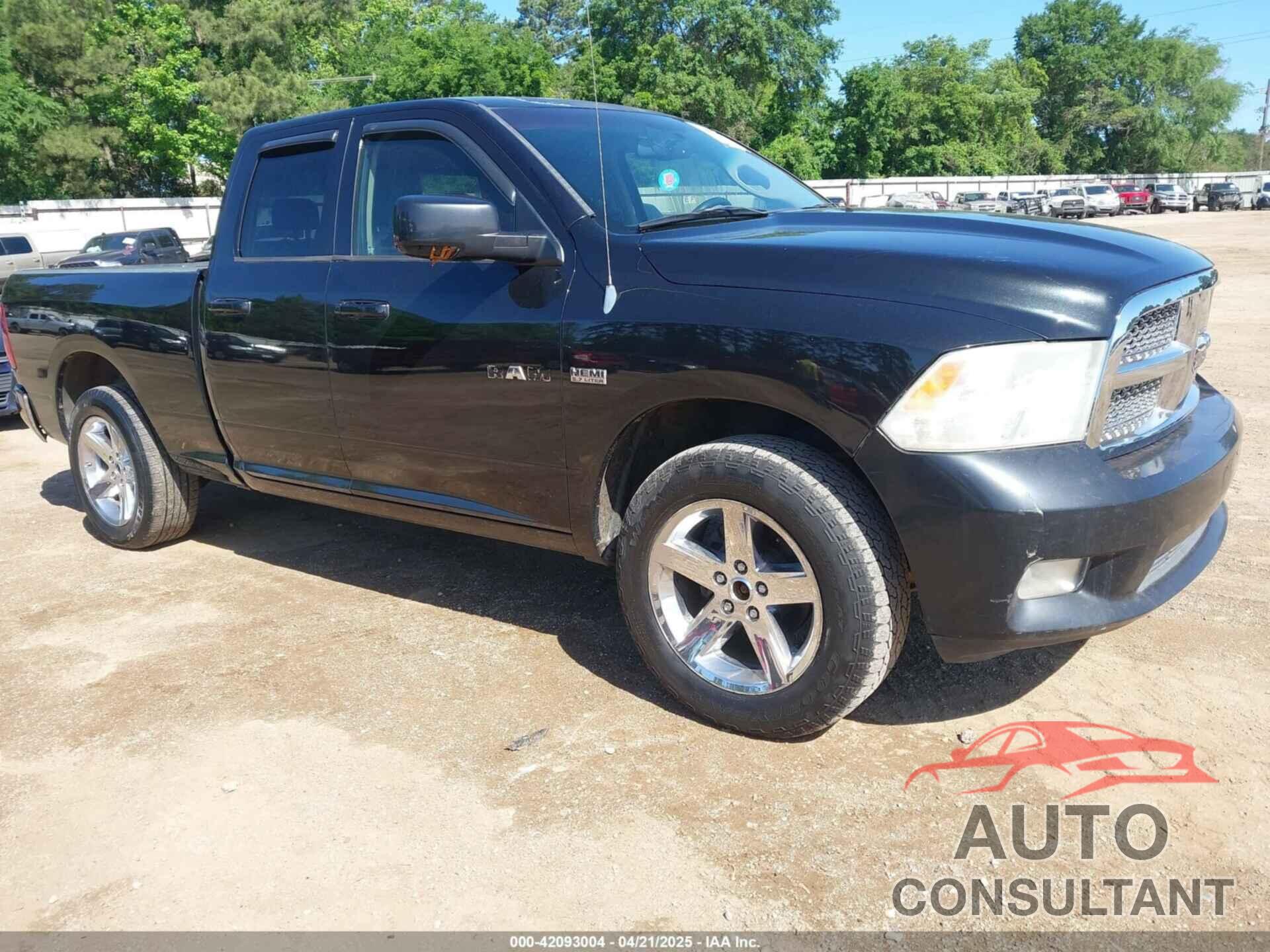 DODGE RAM 1500 2009 - 1D3HV18T89S723693