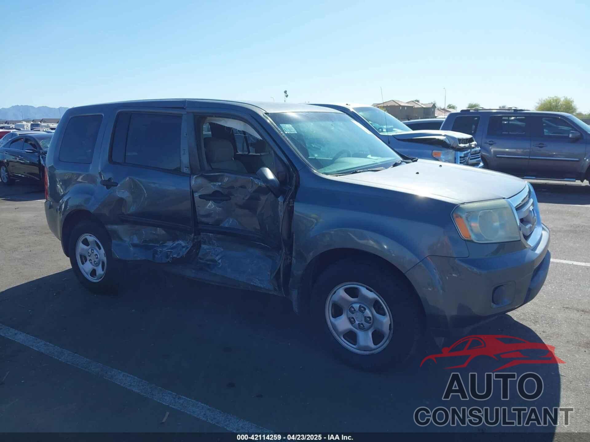 HONDA PILOT 2009 - 5FNYF48219B032436