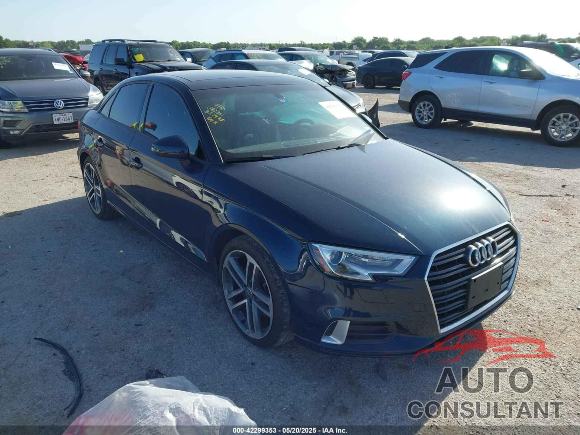 AUDI A3 2017 - WAUAUGFF0H1039543