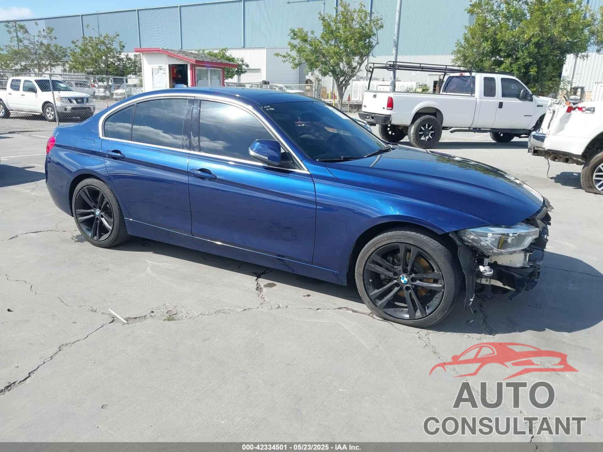 BMW 330I 2017 - WBA8B9G33HNU55910