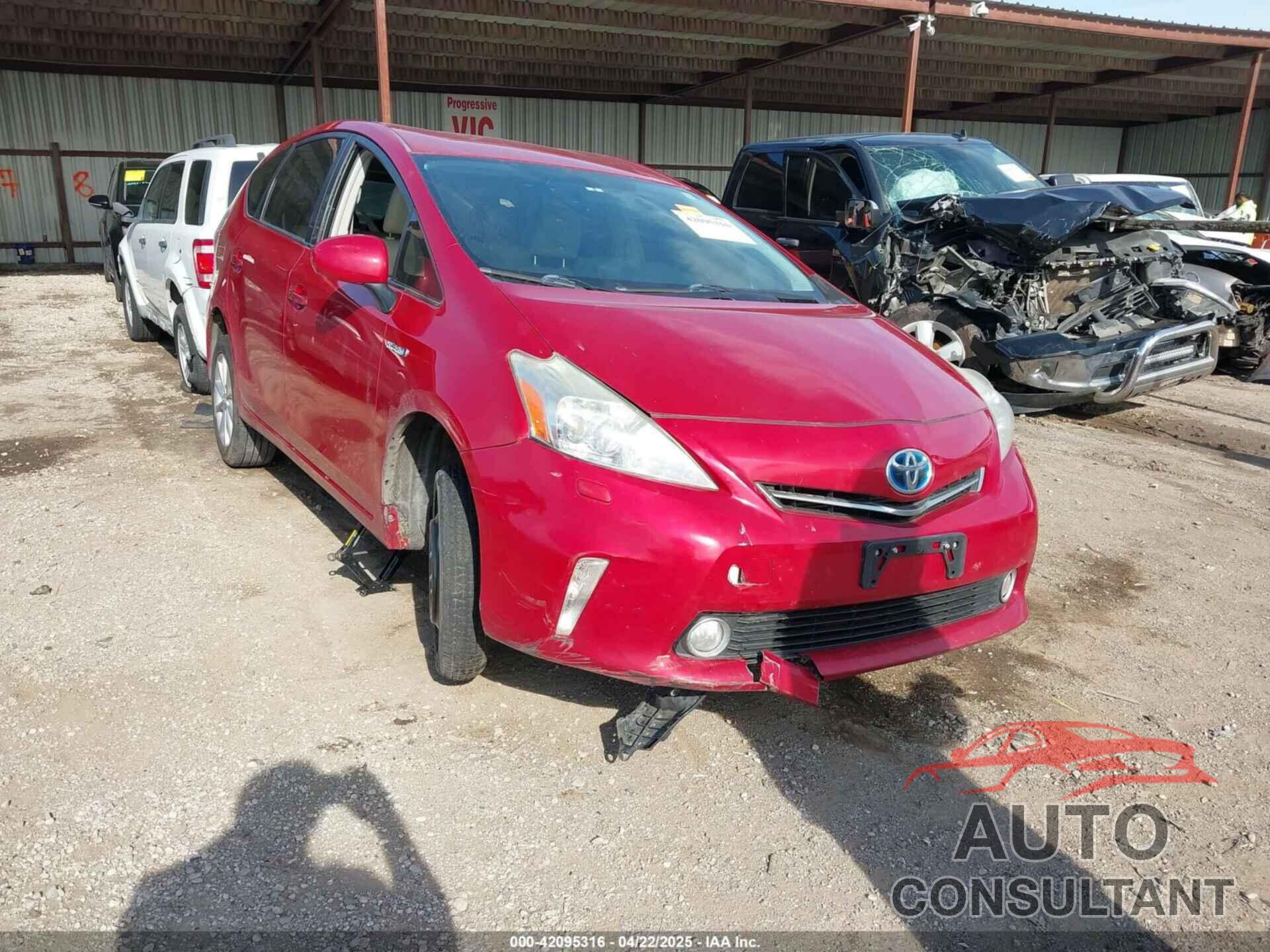 TOYOTA PRIUS V 2013 - JTDZN3EU1D3268940