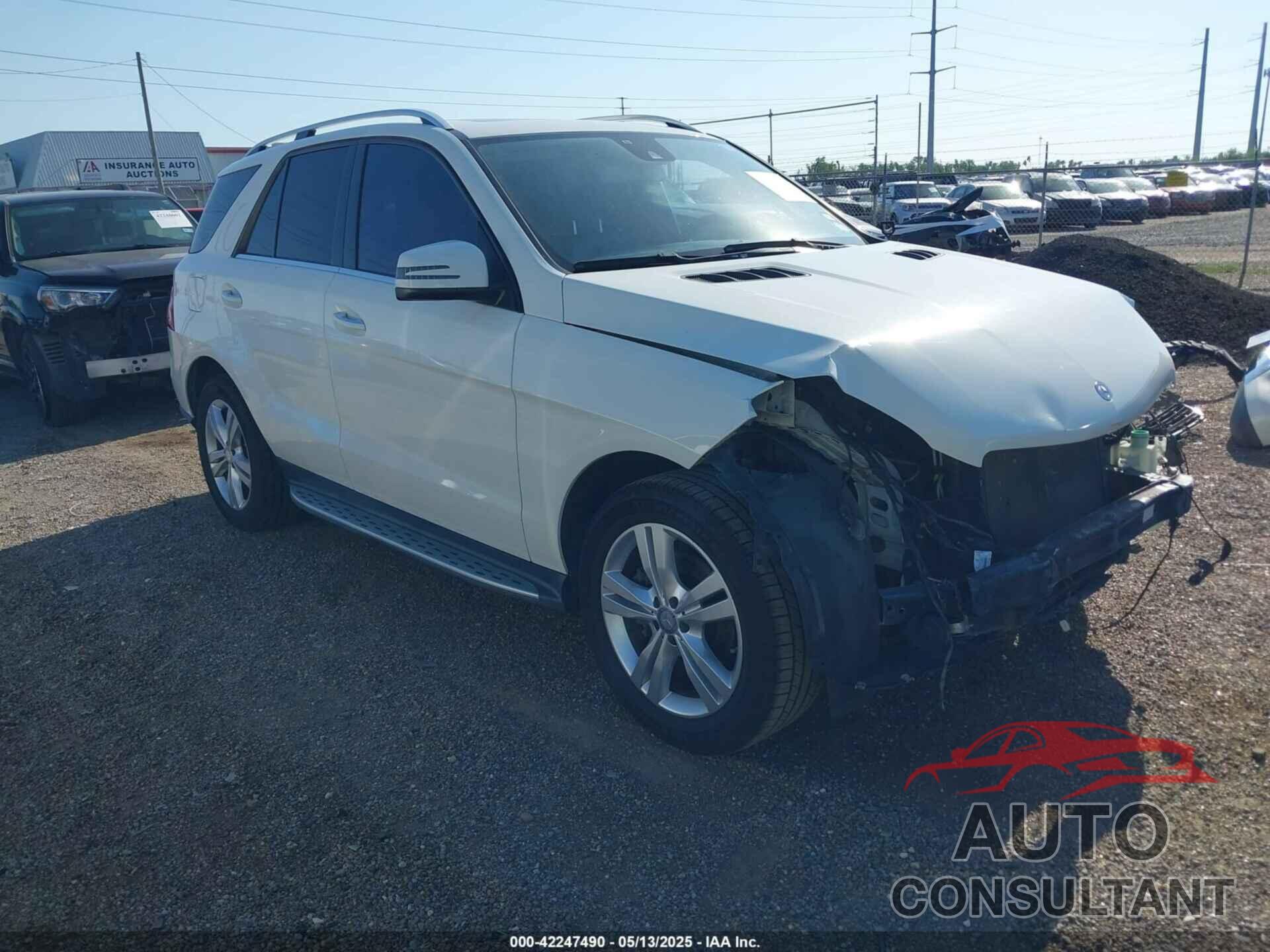 MERCEDES-BENZ ML 350 2013 - 4JGDA5JB2DA143975