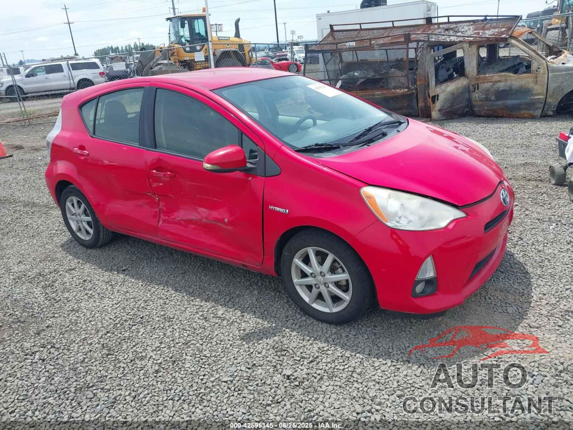 TOYOTA PRIUS C 2012 - JTDKDTB37C1522838