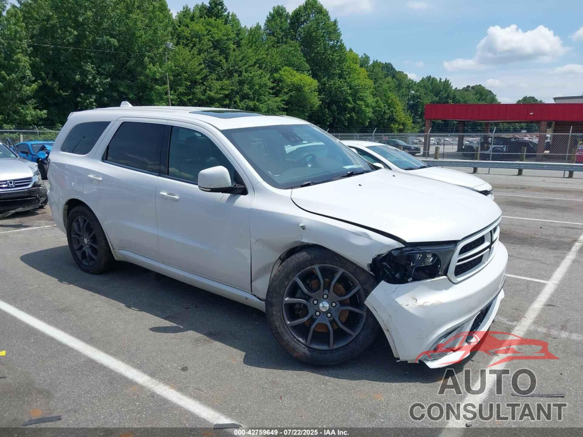 DODGE DURANGO 2017 - 1C4SDJCT5HC606669