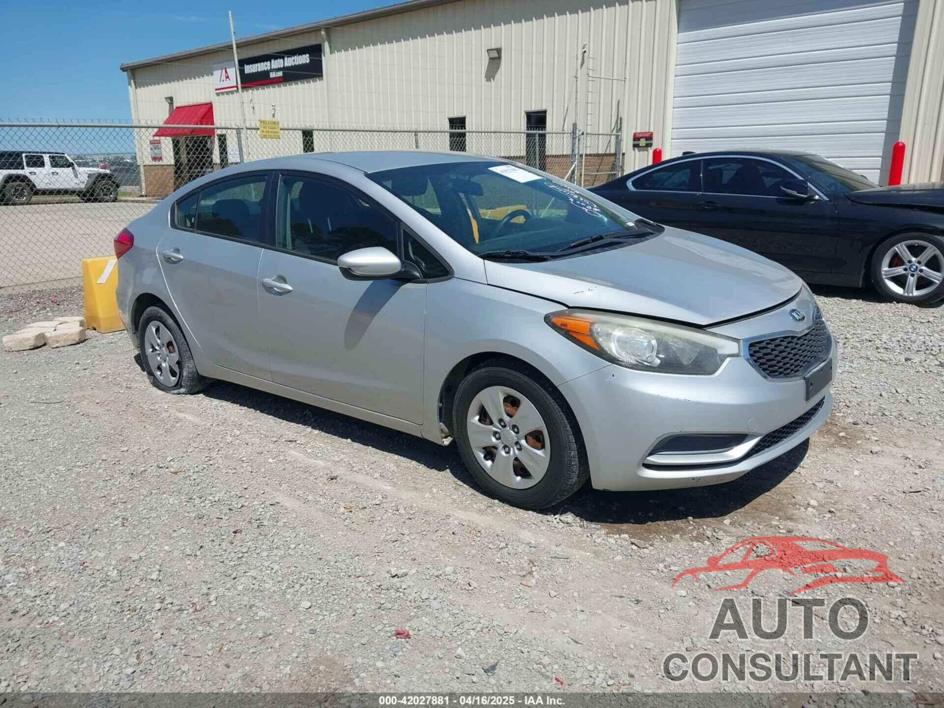 KIA FORTE 2016 - KNAFK4A61G5559064