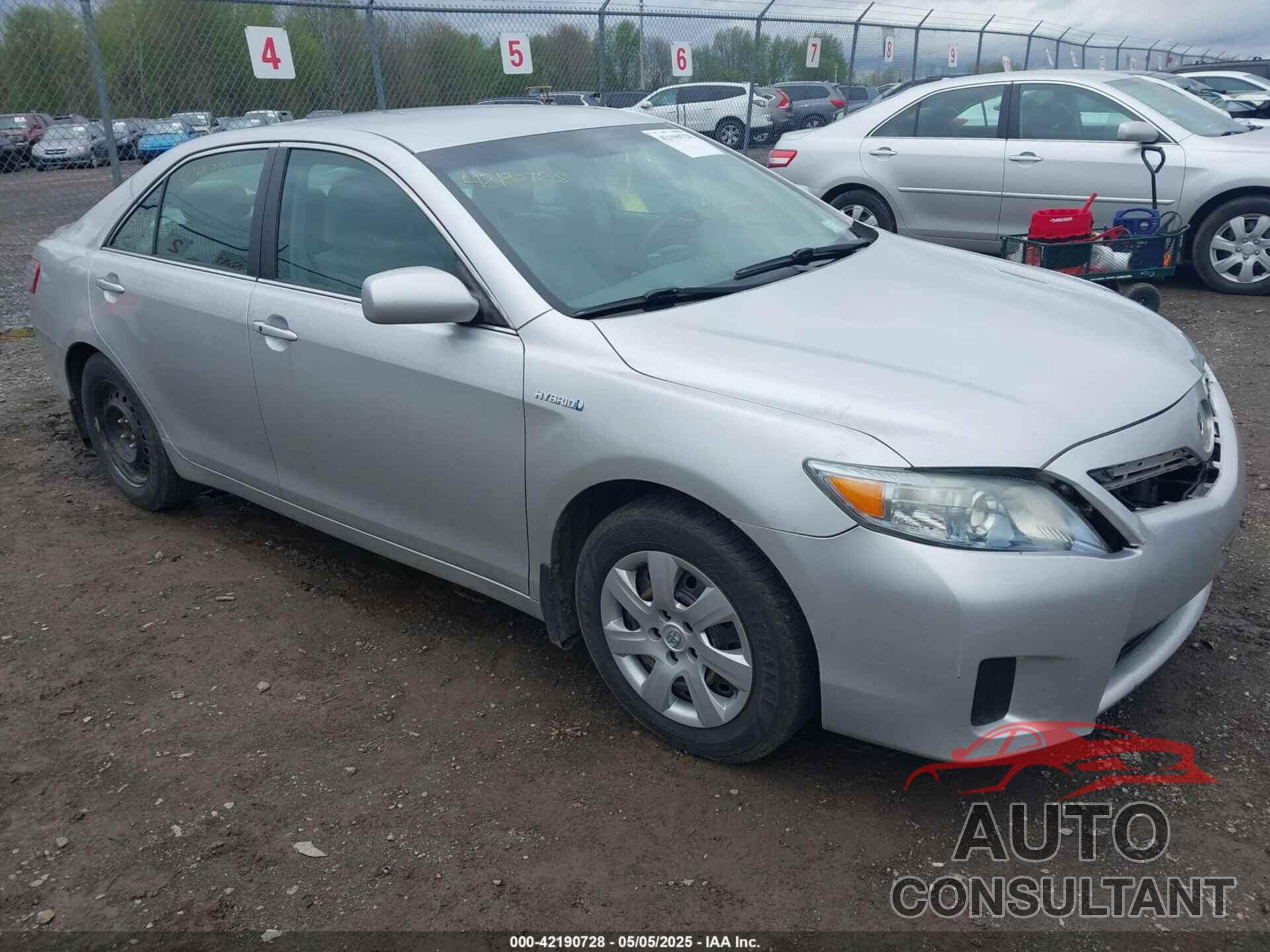 TOYOTA CAMRY HYBRID 2010 - 4T1BB3EK2AU118345