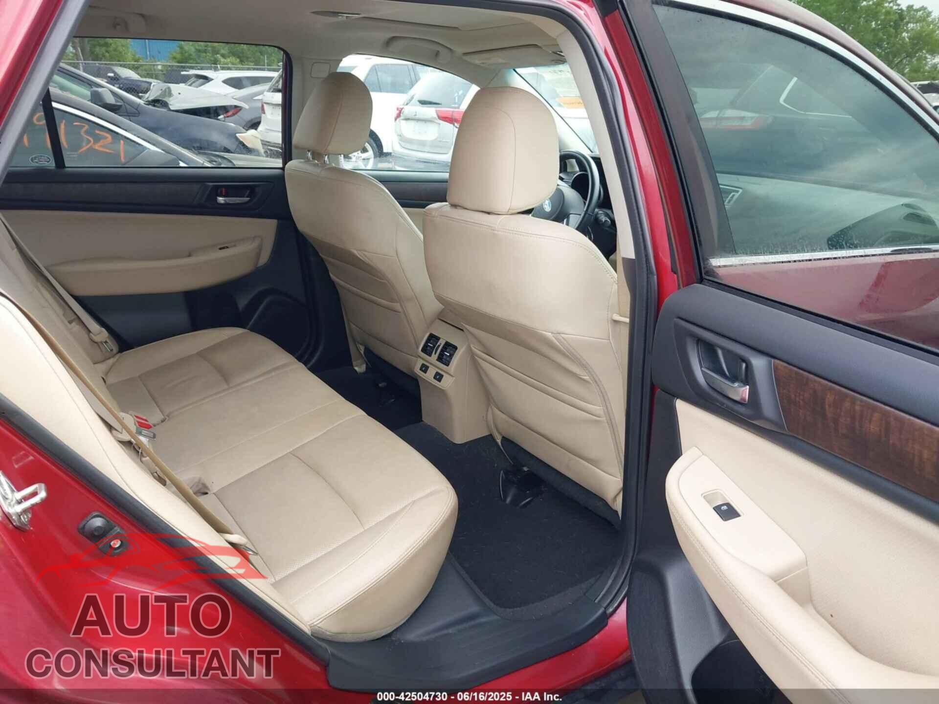 SUBARU OUTBACK 2017 - 4S4BSANC2H3327338