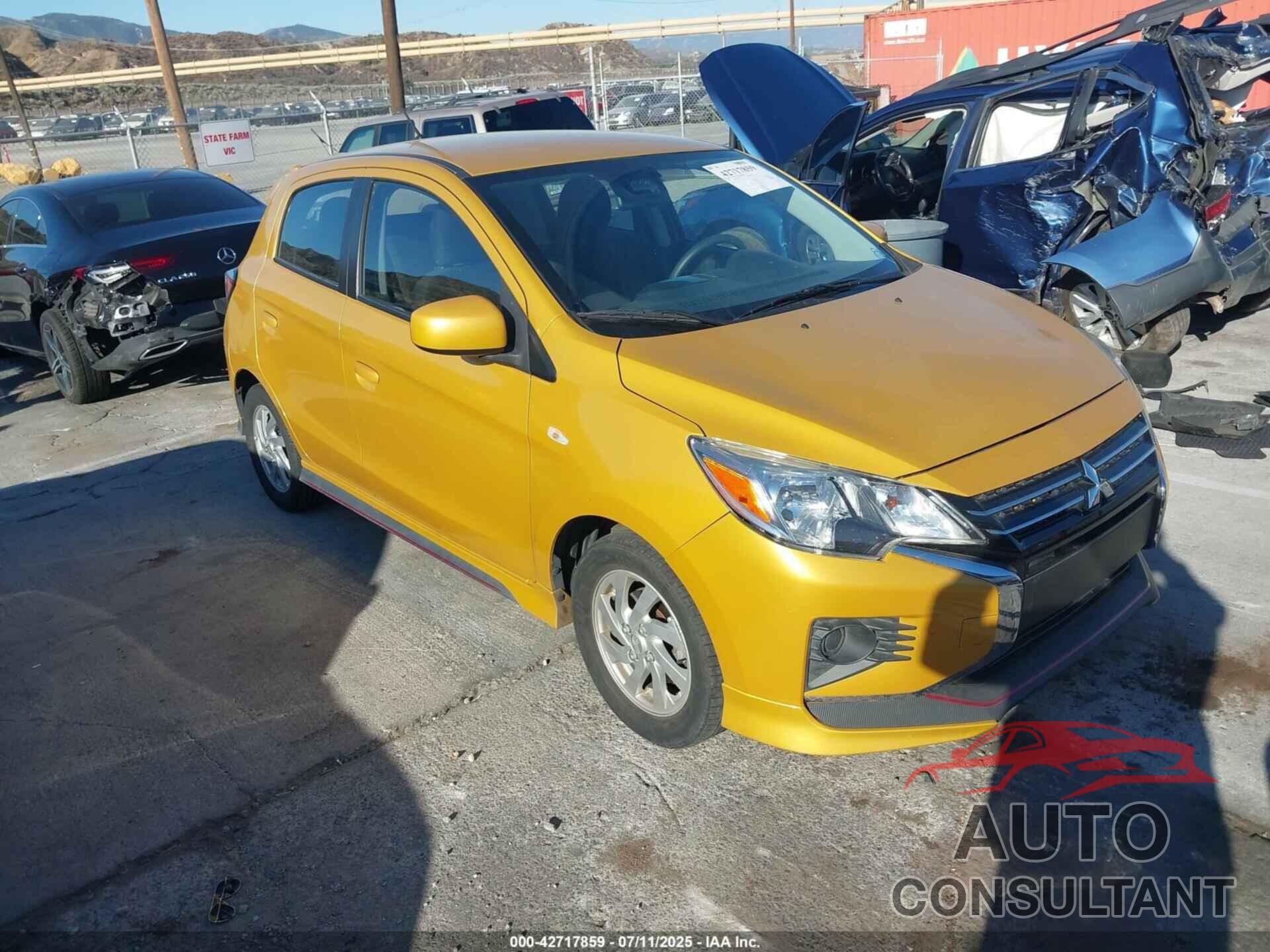 MITSUBISHI MIRAGE 2021 - ML32AUHJ6MH001366