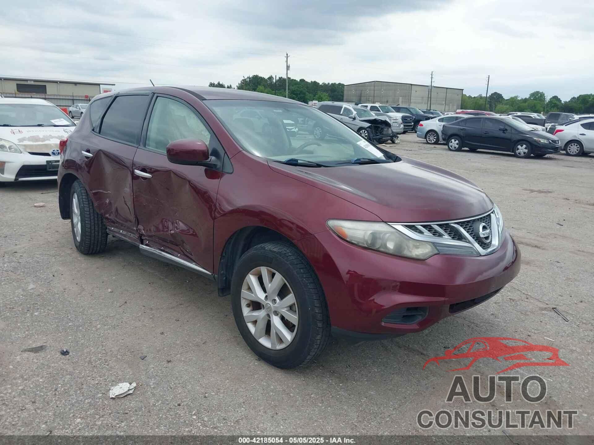 NISSAN MURANO 2011 - JN8AZ1MU7BW061721