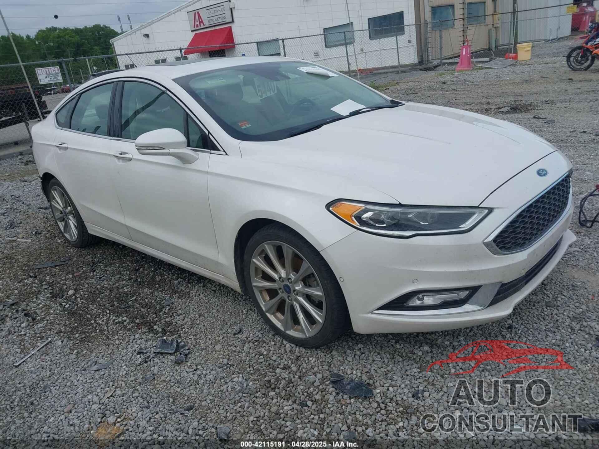 FORD FUSION 2017 - 3FA6P0K95HR198402